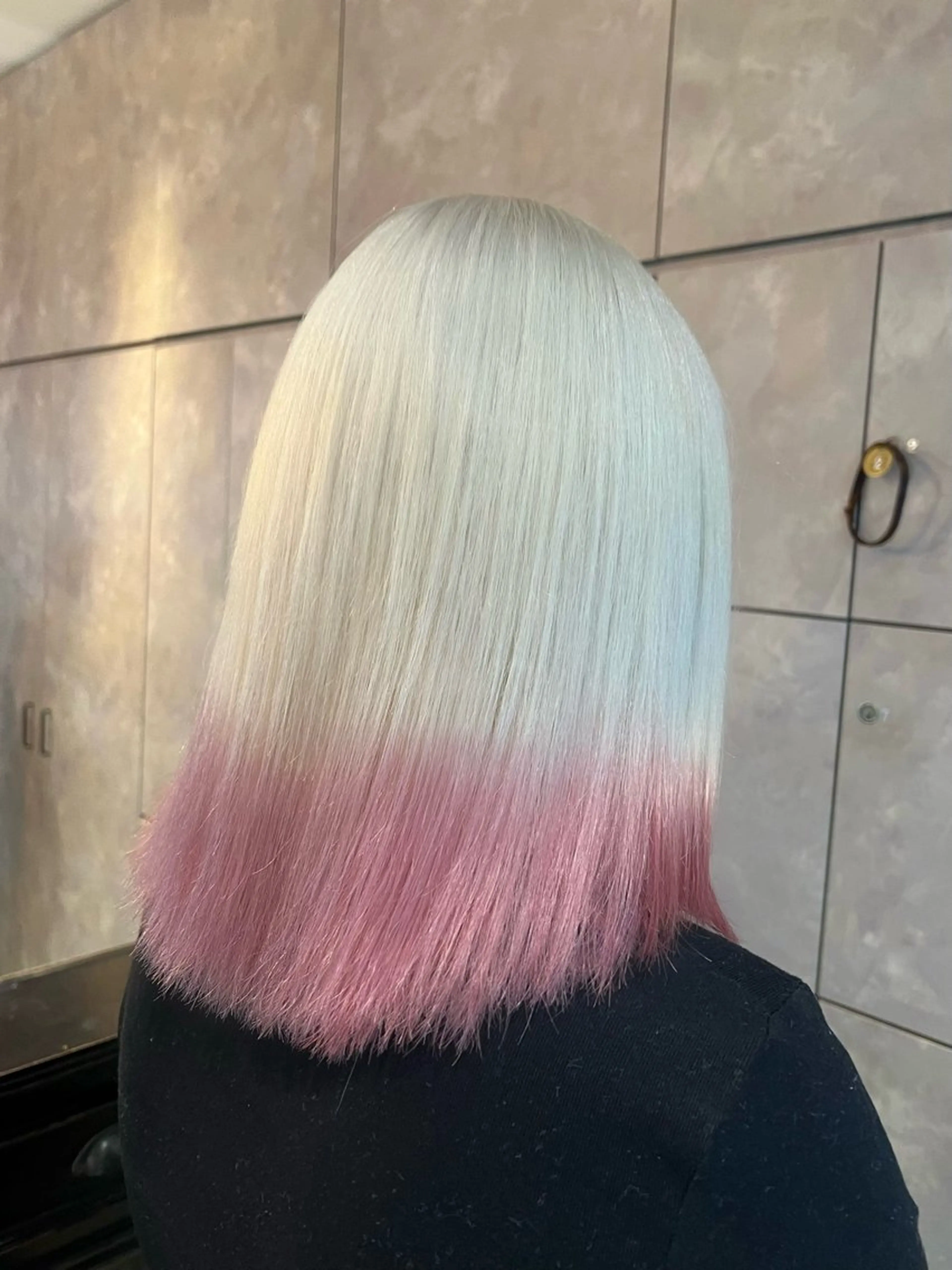 ミディアム カラー 🎀ハイトーン・艶 カラー HANA🎀のヘアスタイル