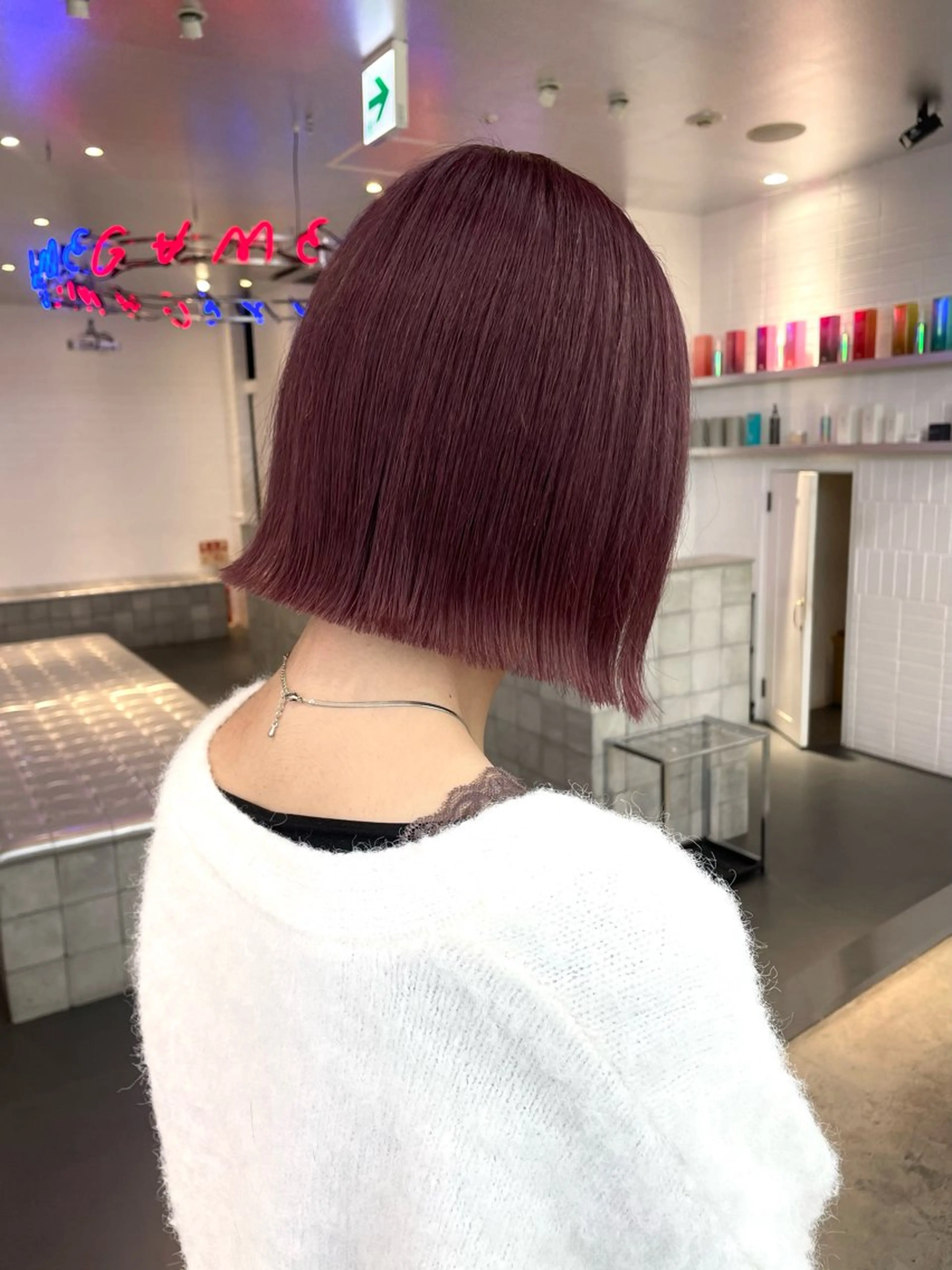 ショート カラー ブリーチ ピンクカラー ヘアカラー トリートメント 💫色落ちまで可愛い ブリーチ💫ユウゴのヘアスタイル