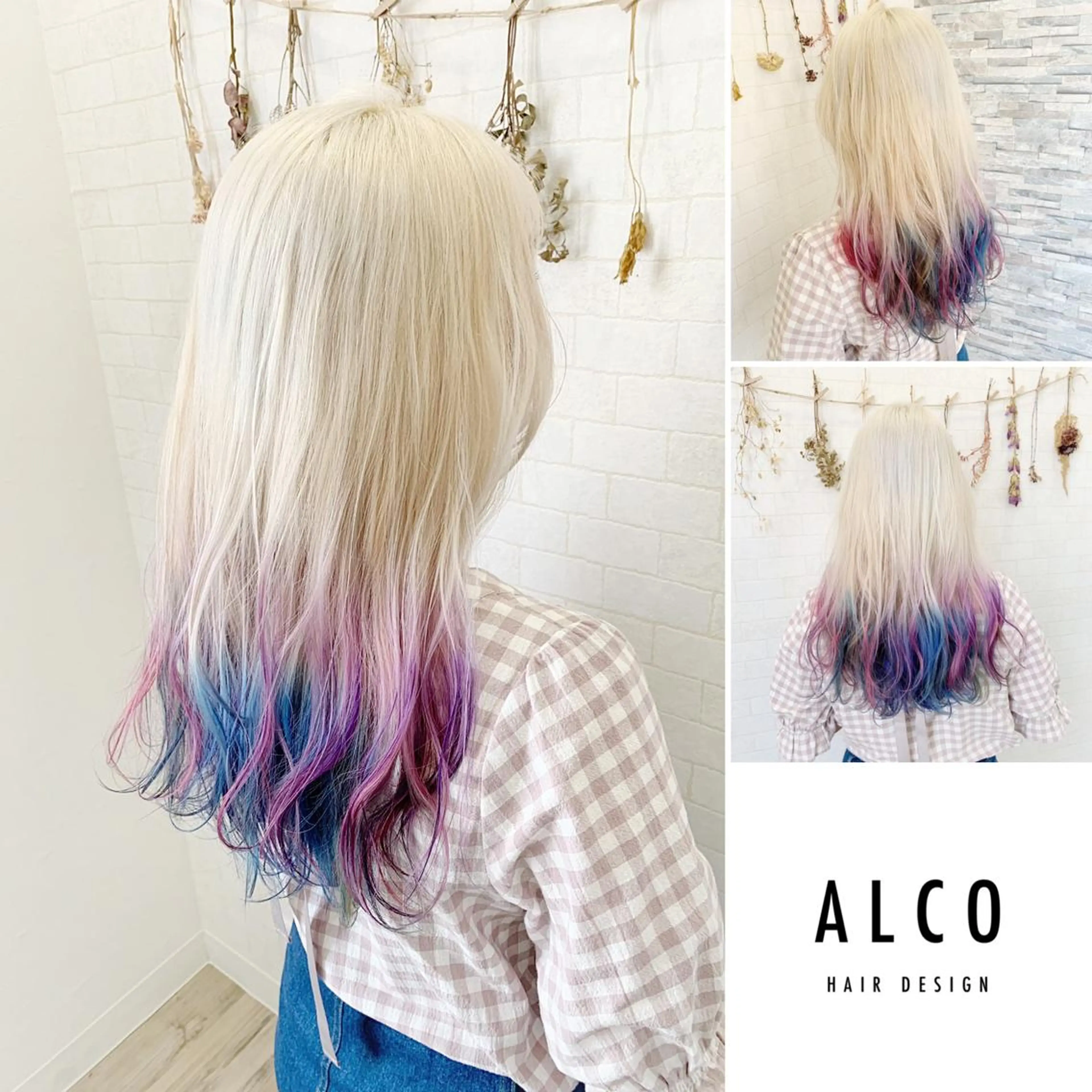 セミロング ワタイショウタ 髪質改善✨眉毛サロンのヘアスタイル