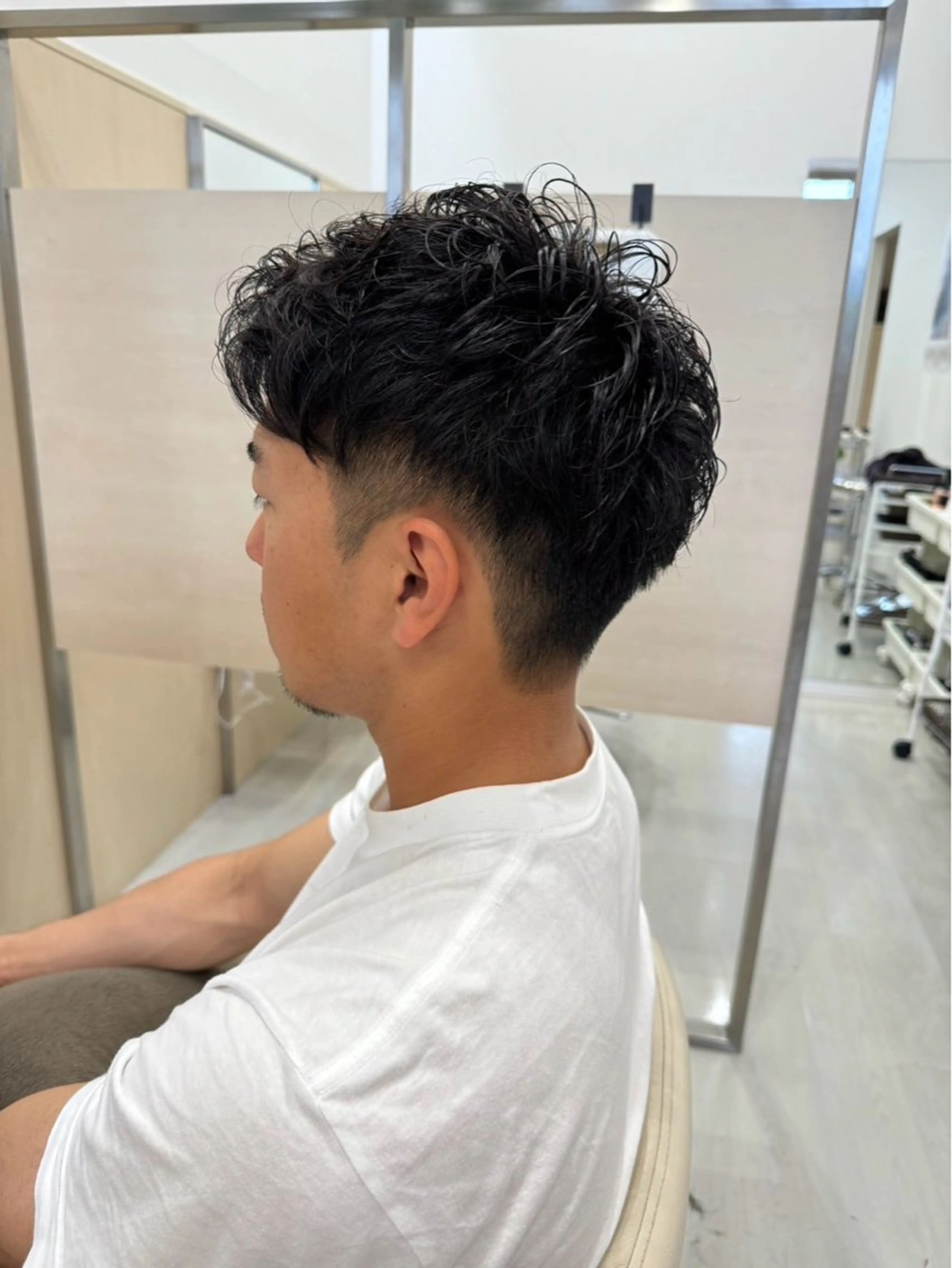 カット+ノーマルパーマの写真