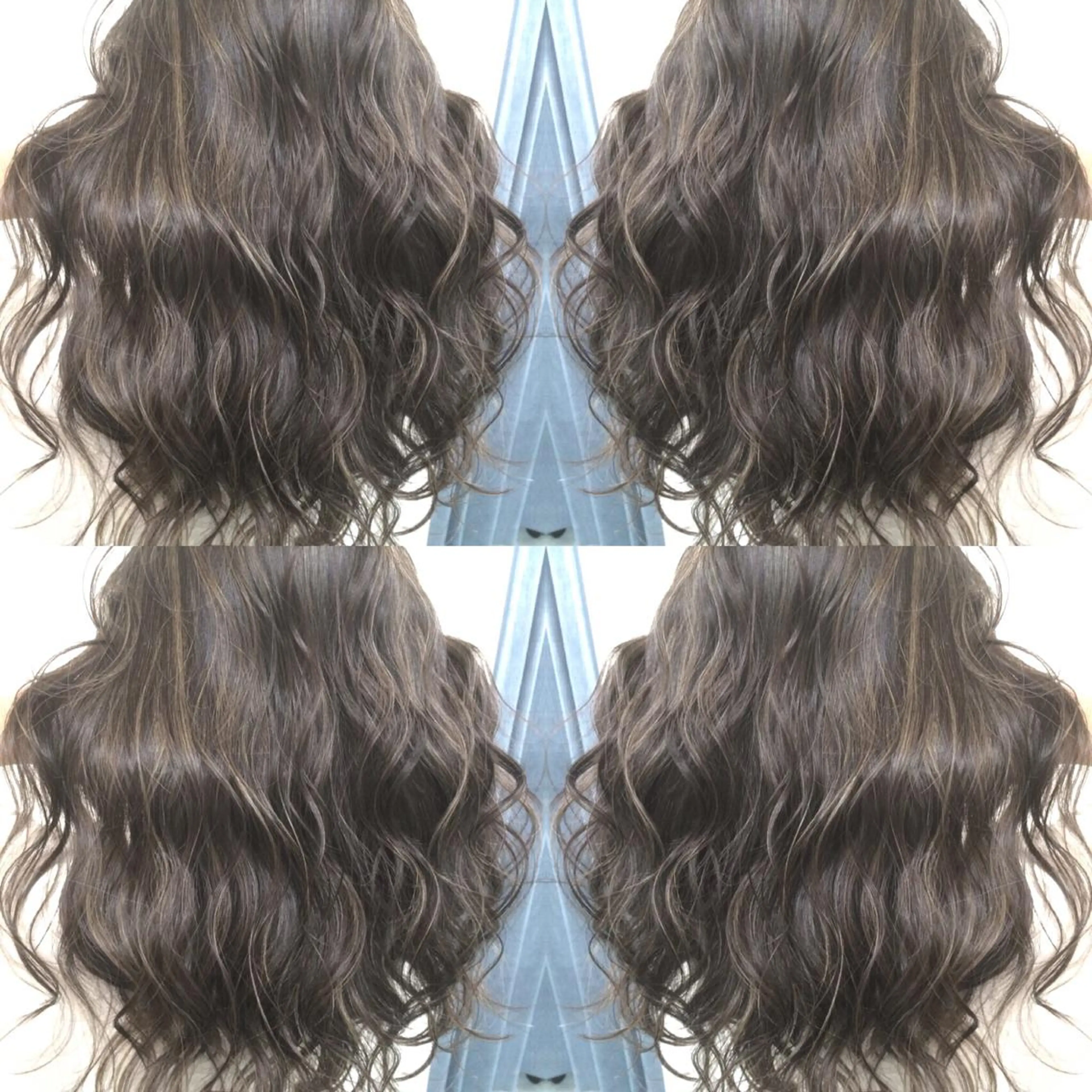 ロング カラー 井上 一平のヘアスタイル