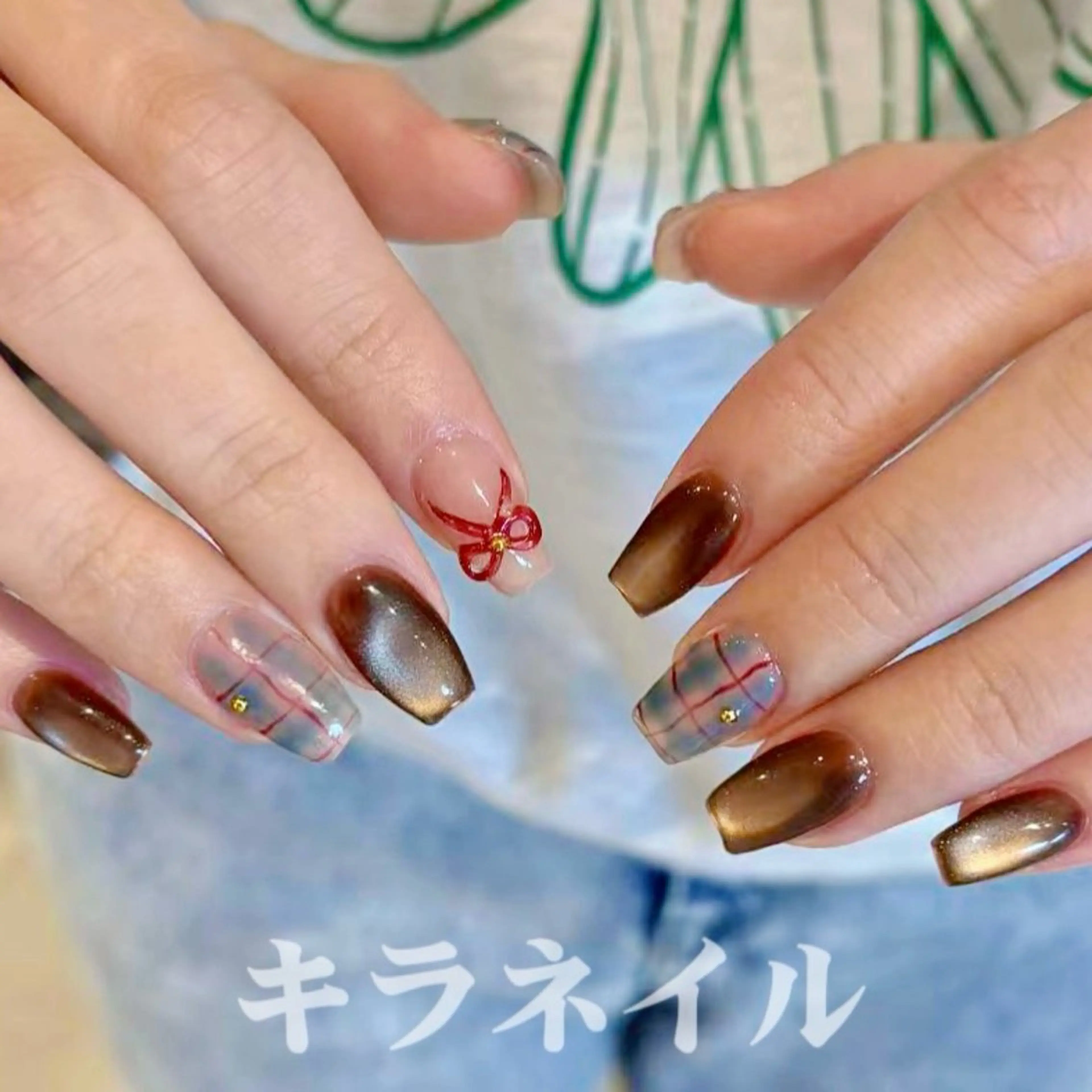 ネイル 🎀kira 長さだし💗モチ最高のネイルデザイン