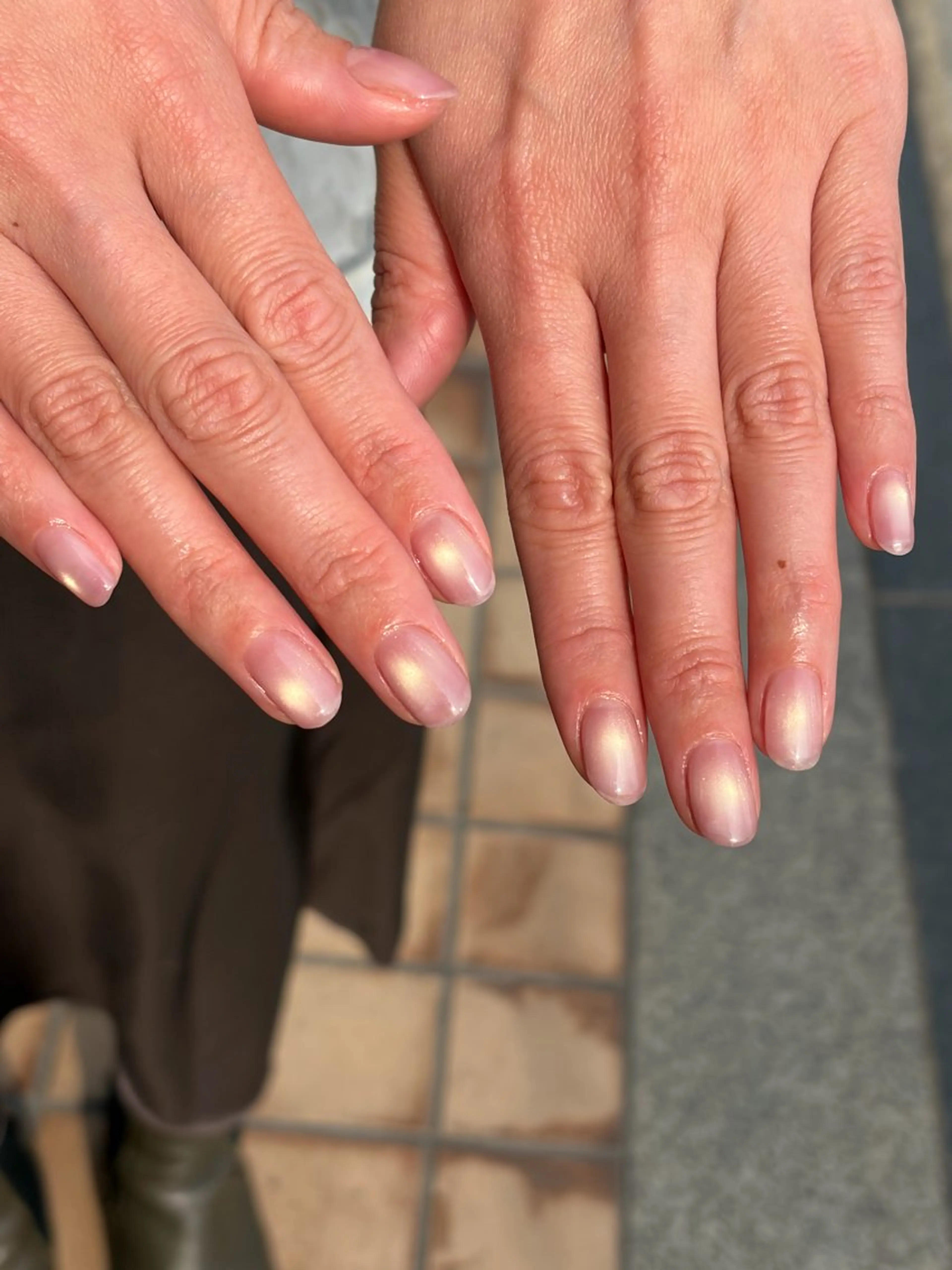 ネイル マグネットネイル 春ネイル ハンドネイル Li'a AYAKAのネイルデザイン