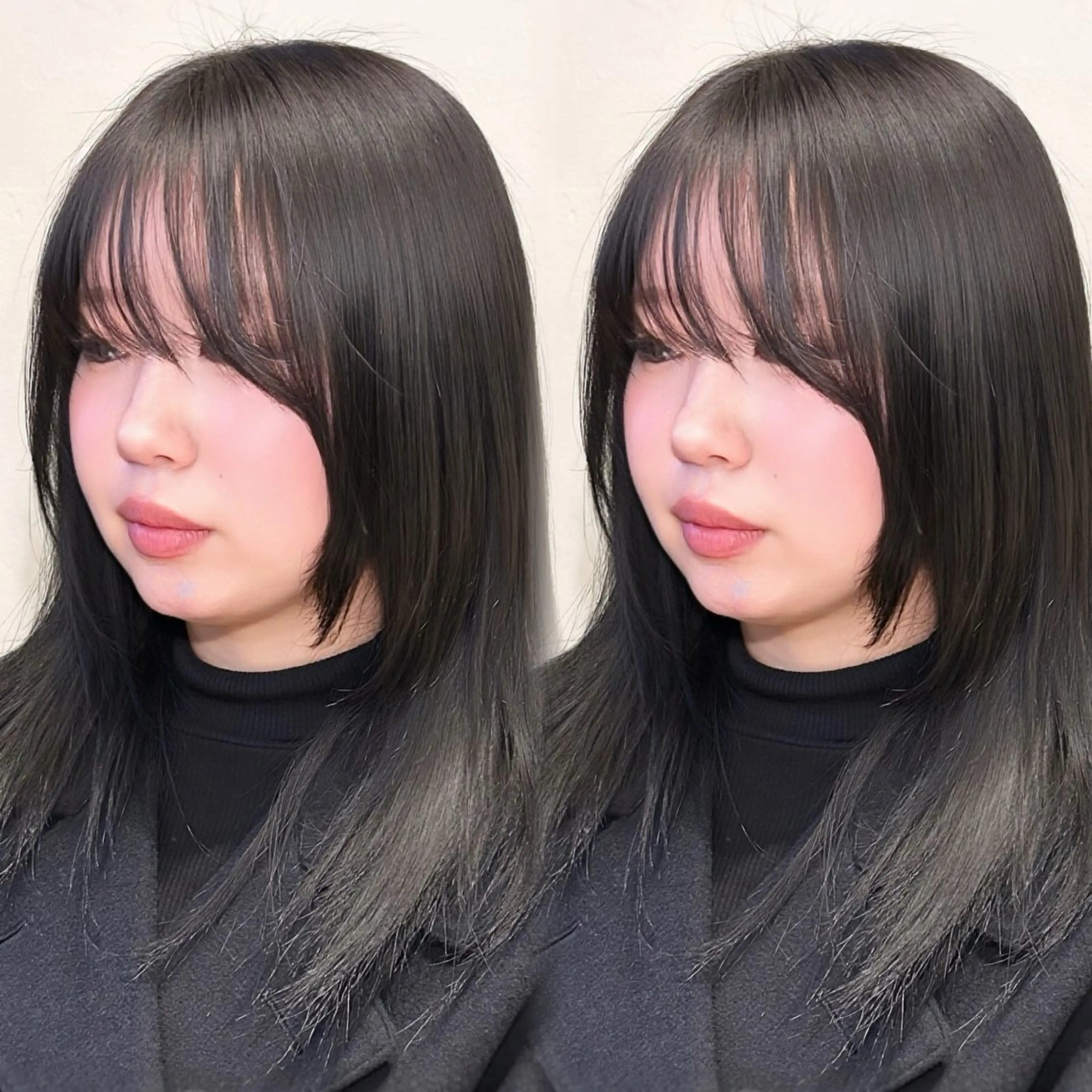 カラー ヘアカラー 透明感カラー×レイヤ ー🧊横田 冴のヘアスタイル