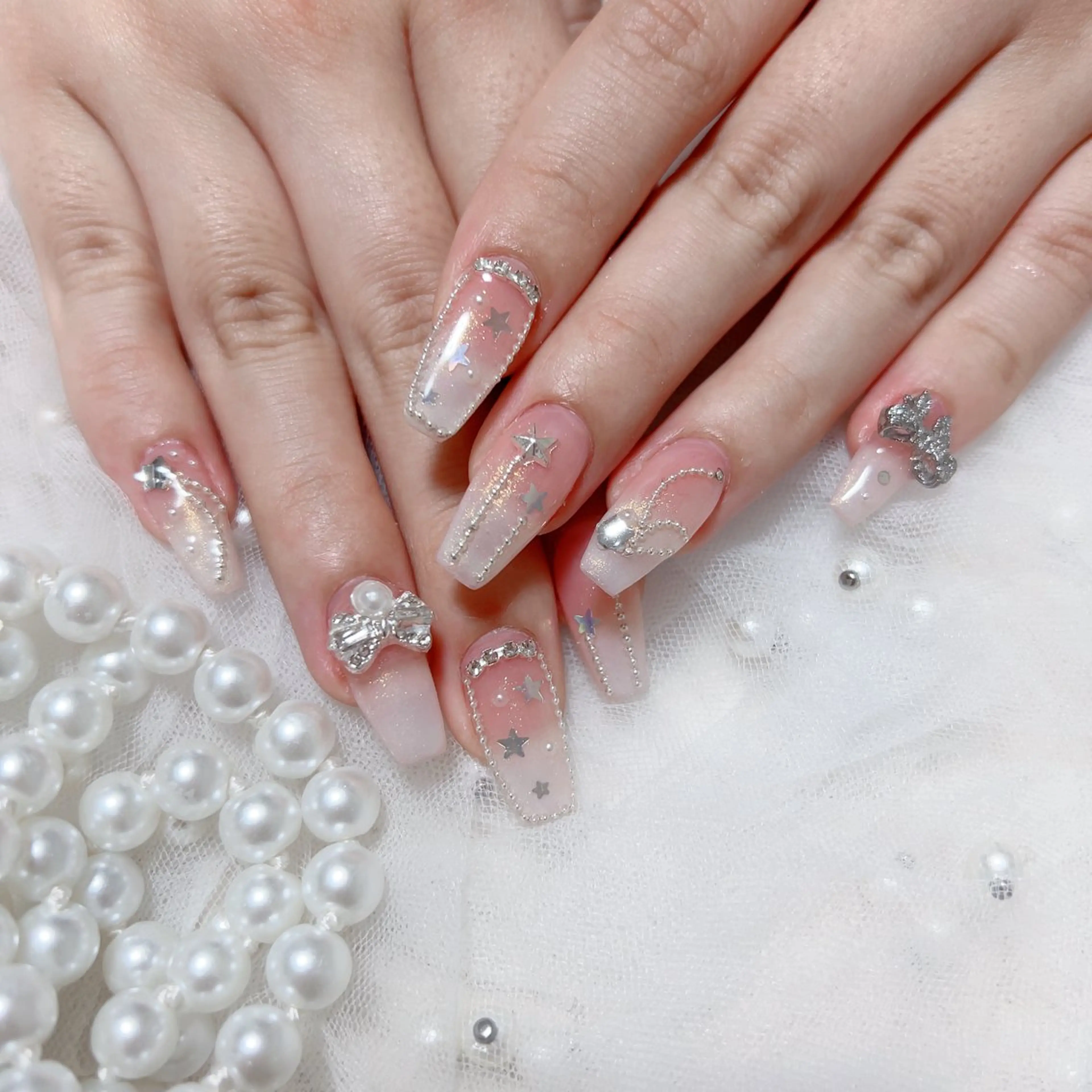 ネイル M🌷nail 長さだし専門店のネイルデザイン