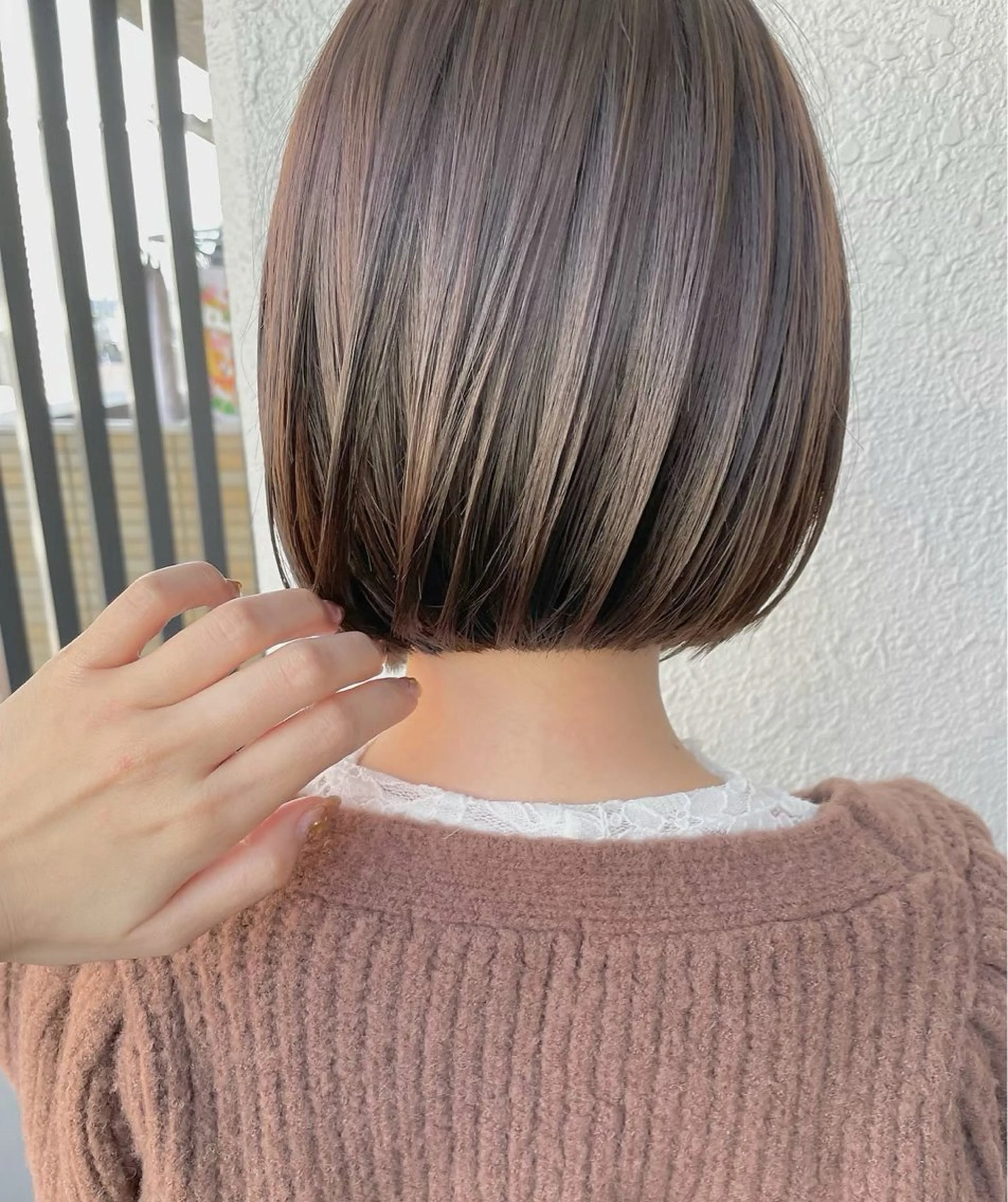 ミディアム カット ヘアカラー トリートメント レイヤー/艶髪/ボブ /くびれ/伊藤　勇司のヘアスタイル