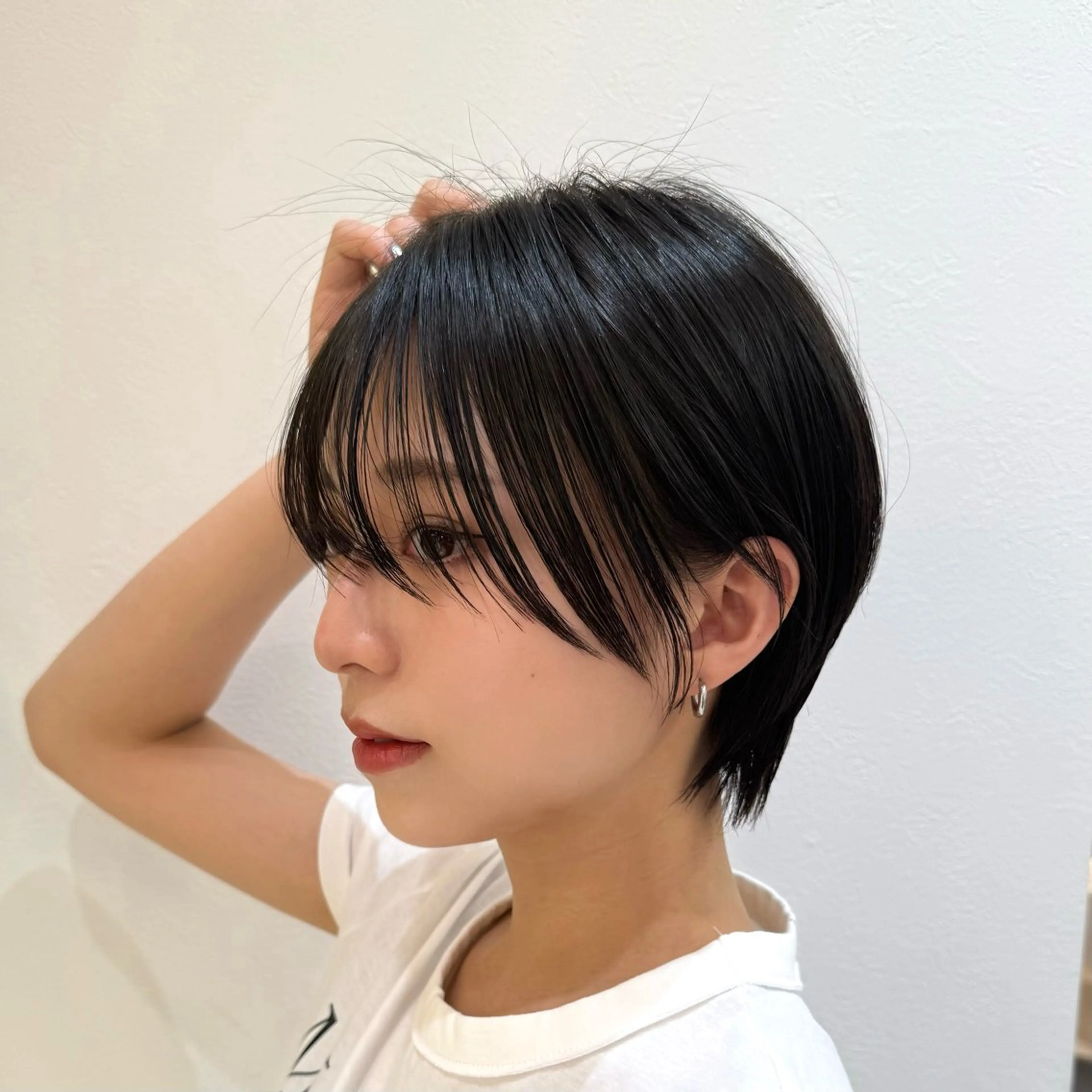 ショート カット ヘアカラー トリートメント 新宿/髪質改善/ボブ 韓国レイヤー大重聖斗のヘアスタイル
