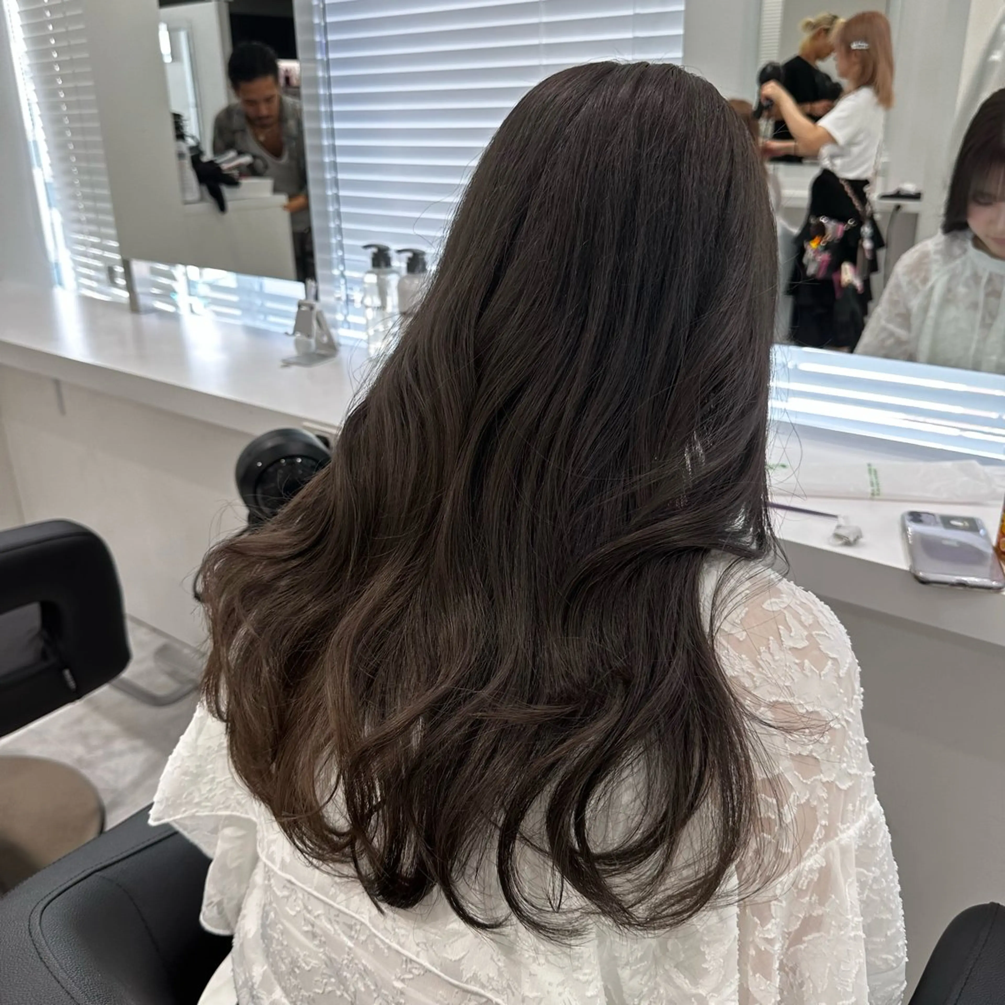 ミディアム カラー ヘアカラー ♡上品韓国髪♡ブラ ウン/SAYATOのヘアスタイル