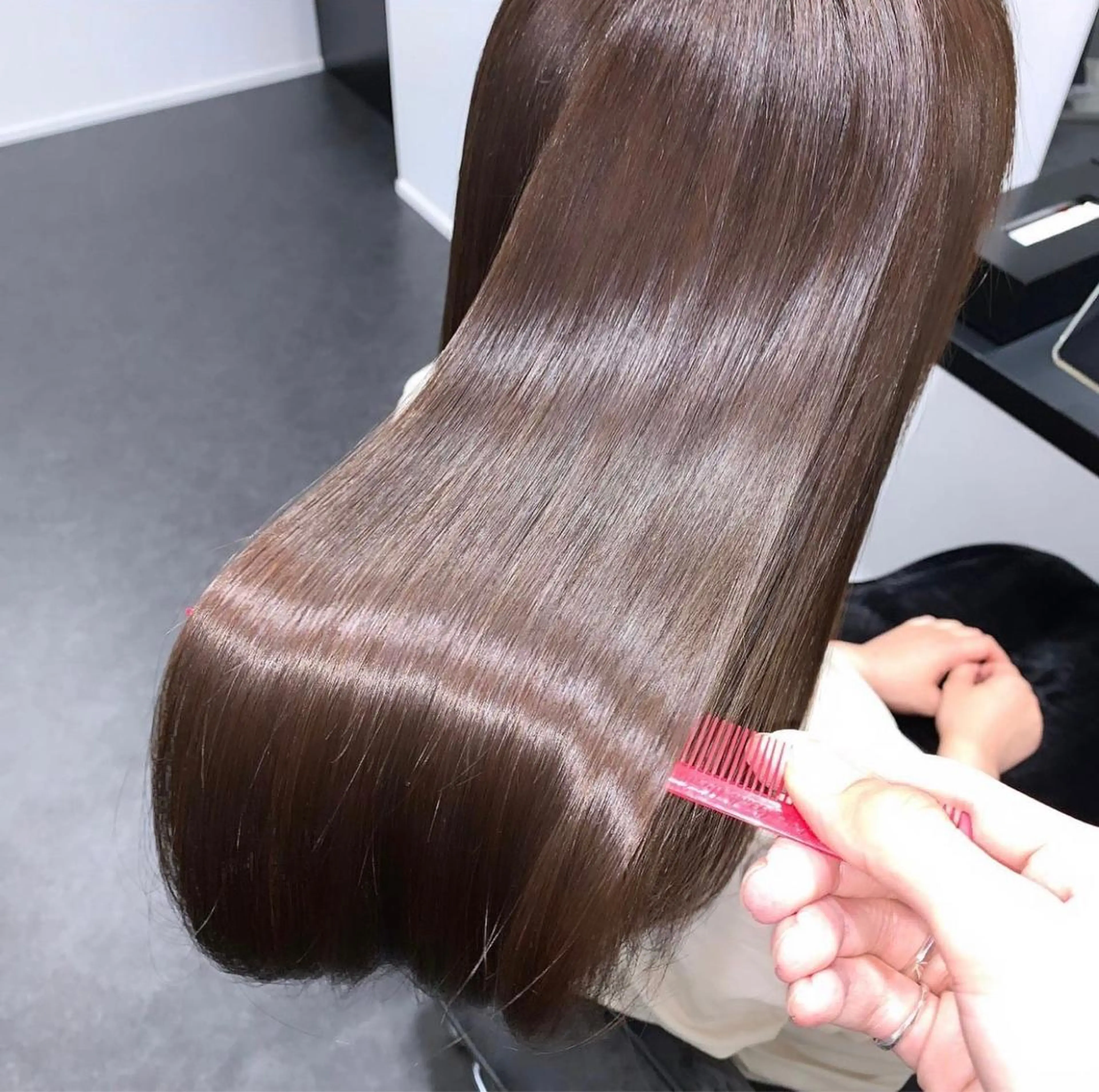 ロング カラー トリートメント トレンド韓国ヘア 🇰🇷のんのヘアスタイル