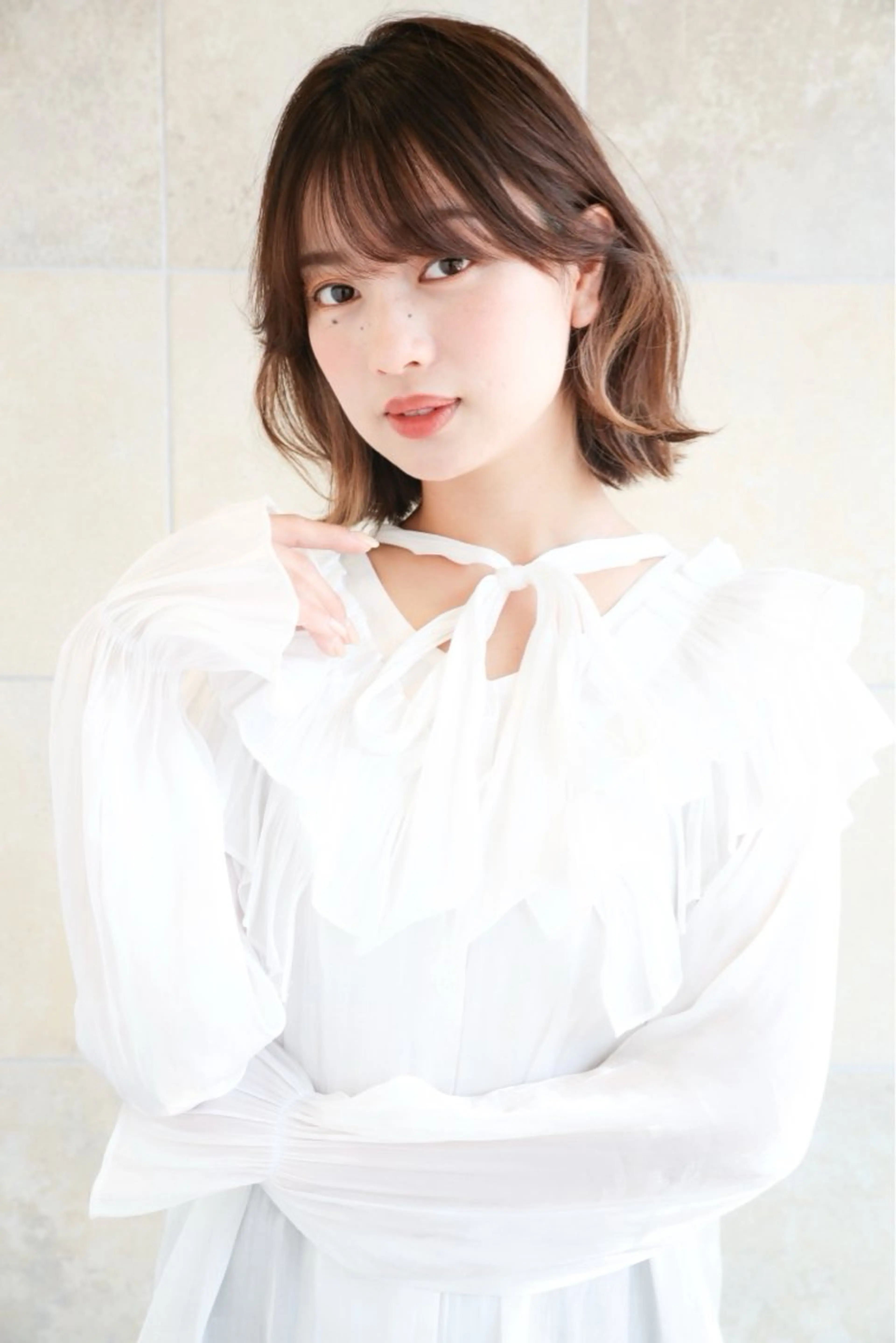 ショート 透明感カラー/ボブ/ 瀬島せりかのヘアスタイル