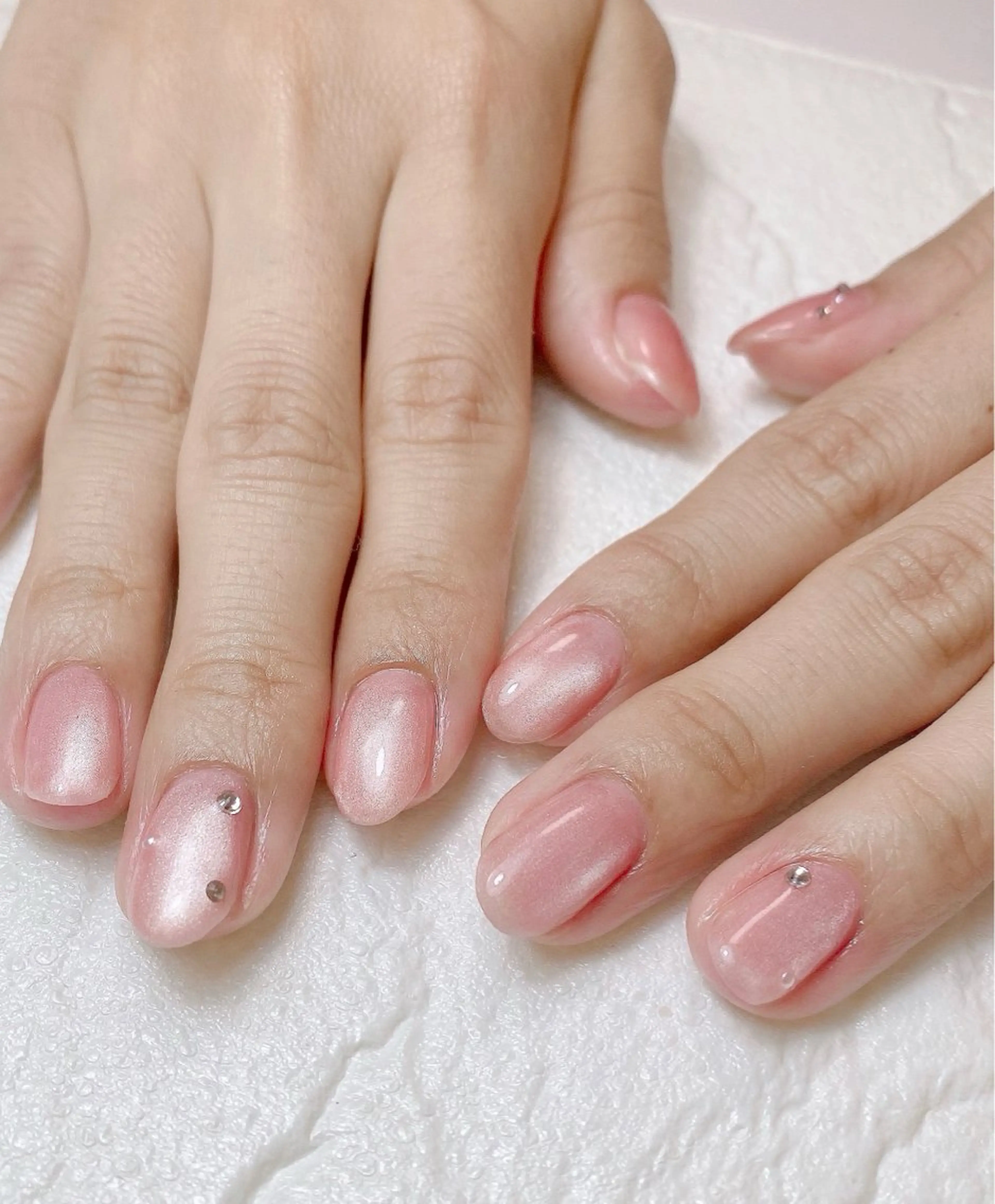 ネイル マグネットネイル 持ち込み オフィスネイル Nail Salon K 🧸美爪育成のネイルデザイン
