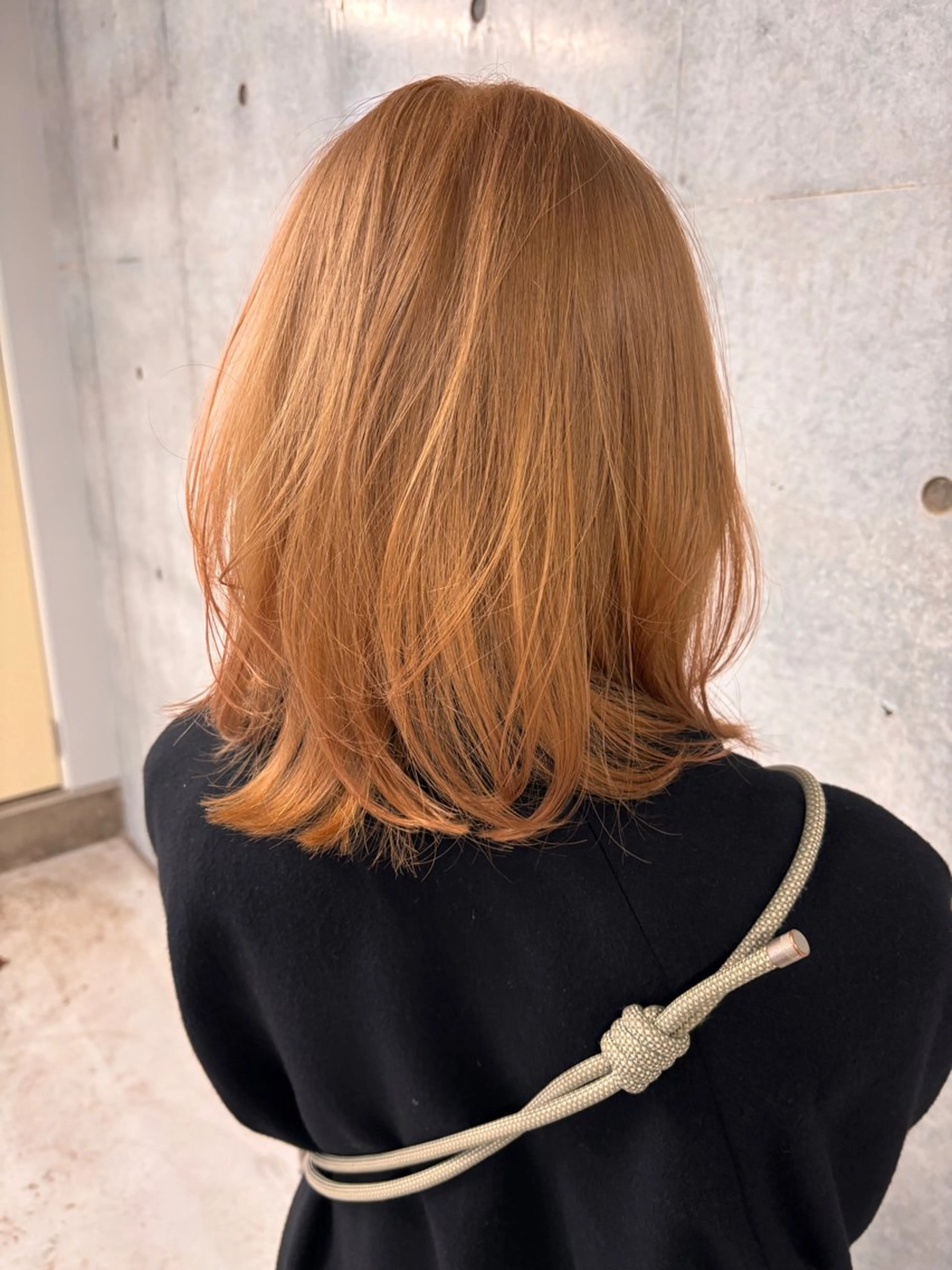 セミロング カラー ブリーチ カット ヘアカラー トリートメント yuuna/ ハッシュカット🎀のヘアスタイル
