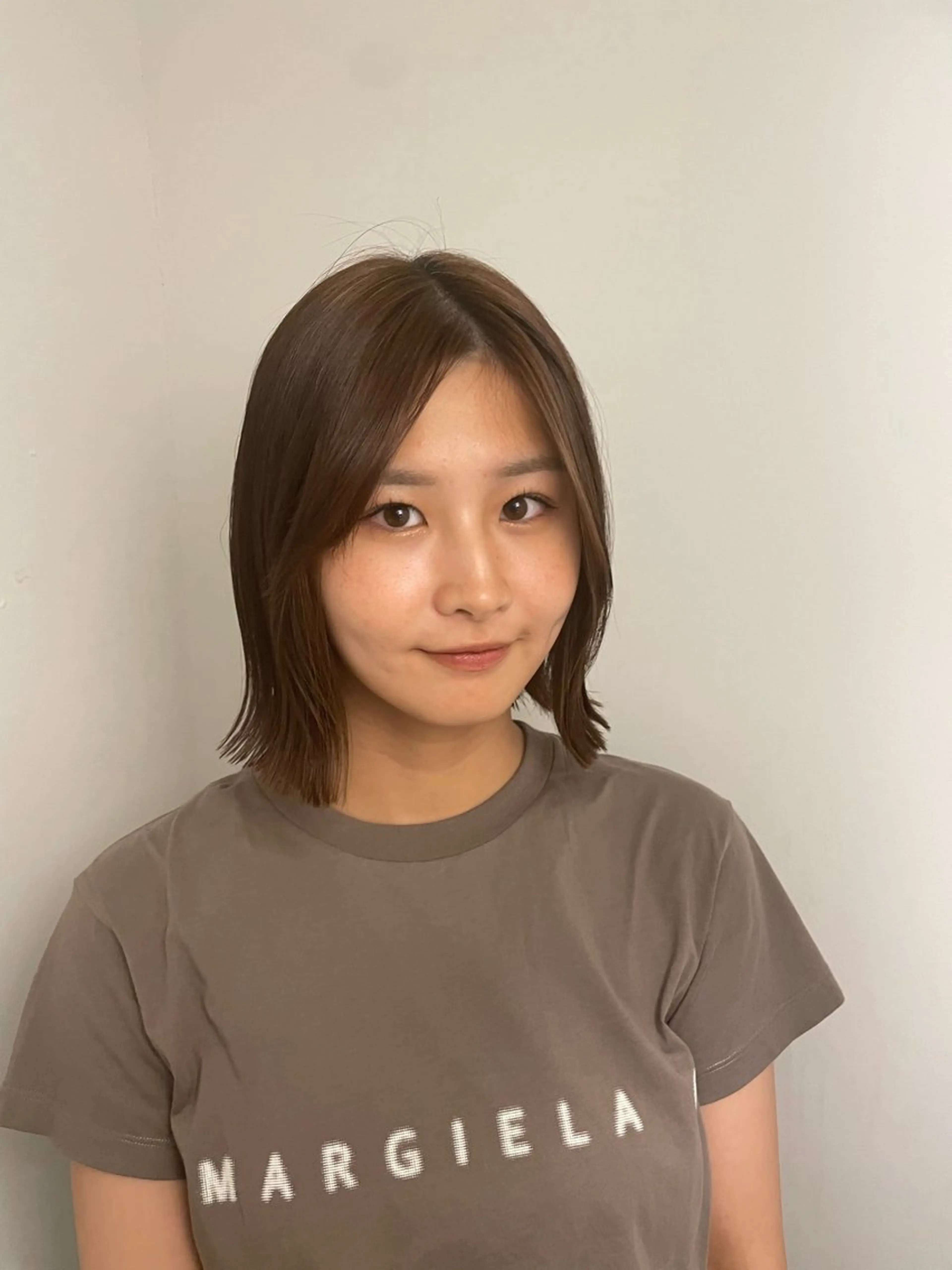 ショート 切りっぱなしボブ ボブ yu-kaハッシュ カット/韓国レイヤーのヘアスタイル