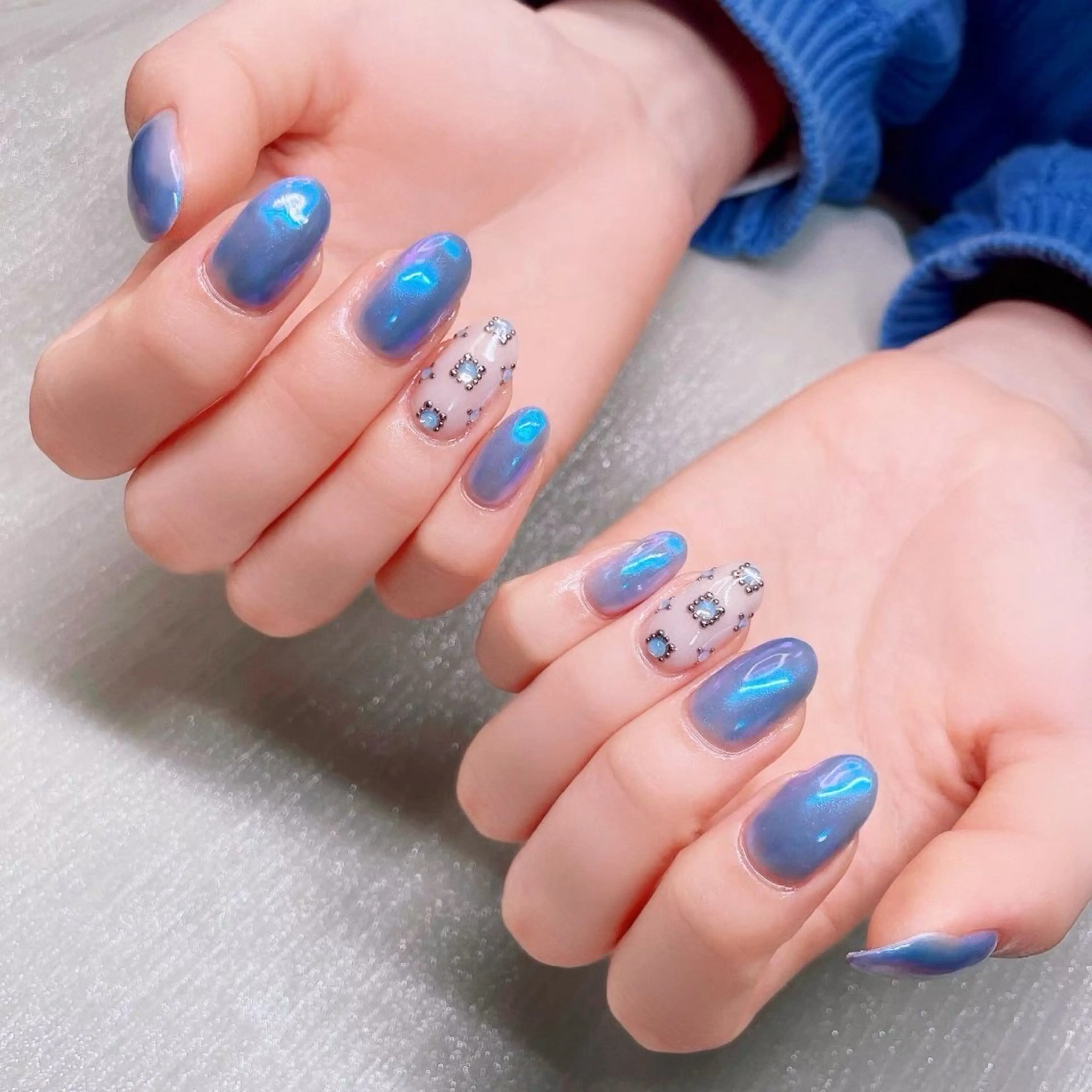 ネイル 長さ出し ハンドネイル Nailist suzuのネイルデザイン