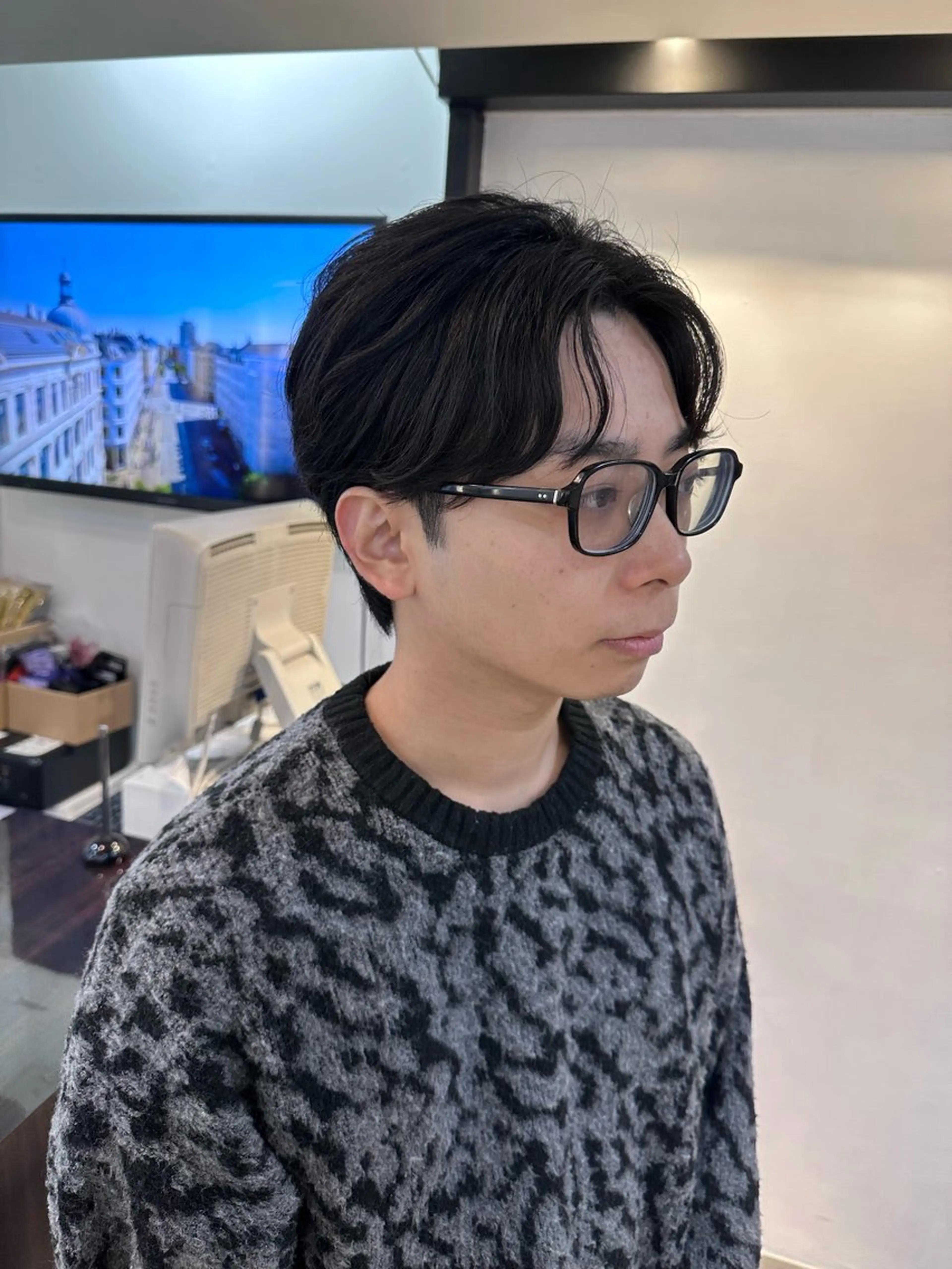 パーマ メンズ メンズパーマ mio/【日本橋】 撮影モデルのヘアスタイル