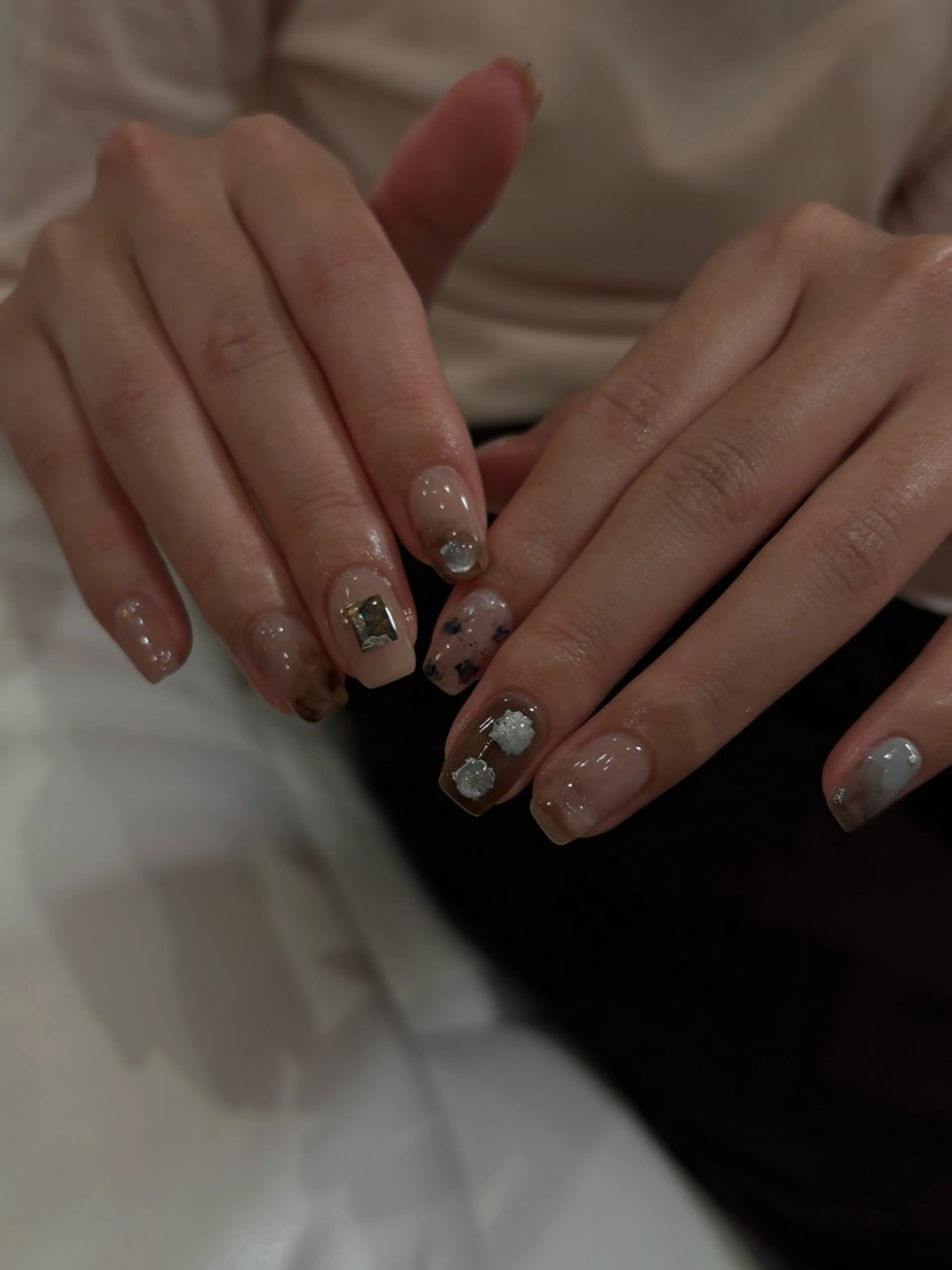 ネイル ニュアンスネイル 【 Lea's 】 kaedeのネイルデザイン