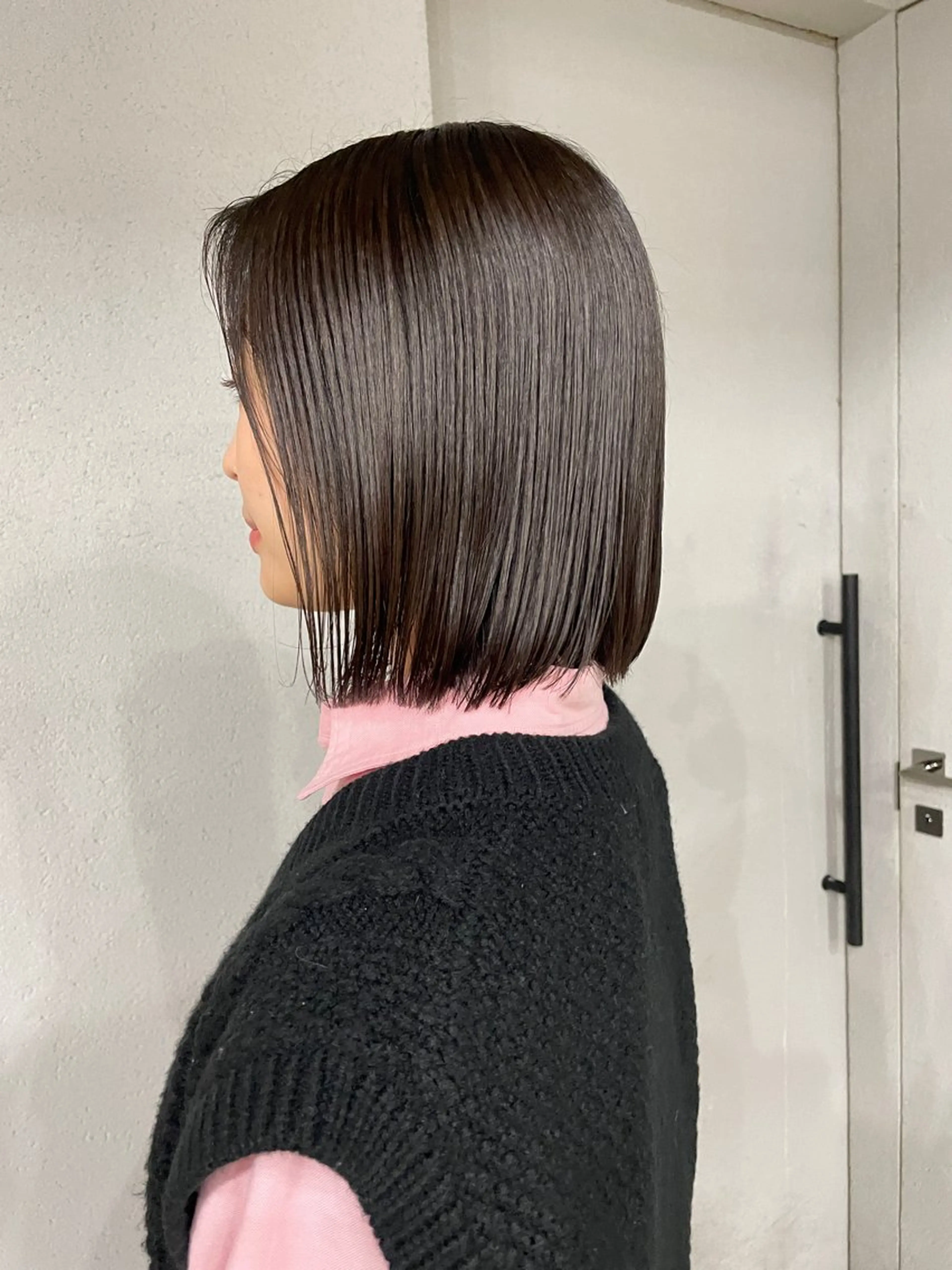 ミディアム カラー カット ヘアカラー トリートメント 表参道🌿赤み消し カラー/チナツのヘアスタイル