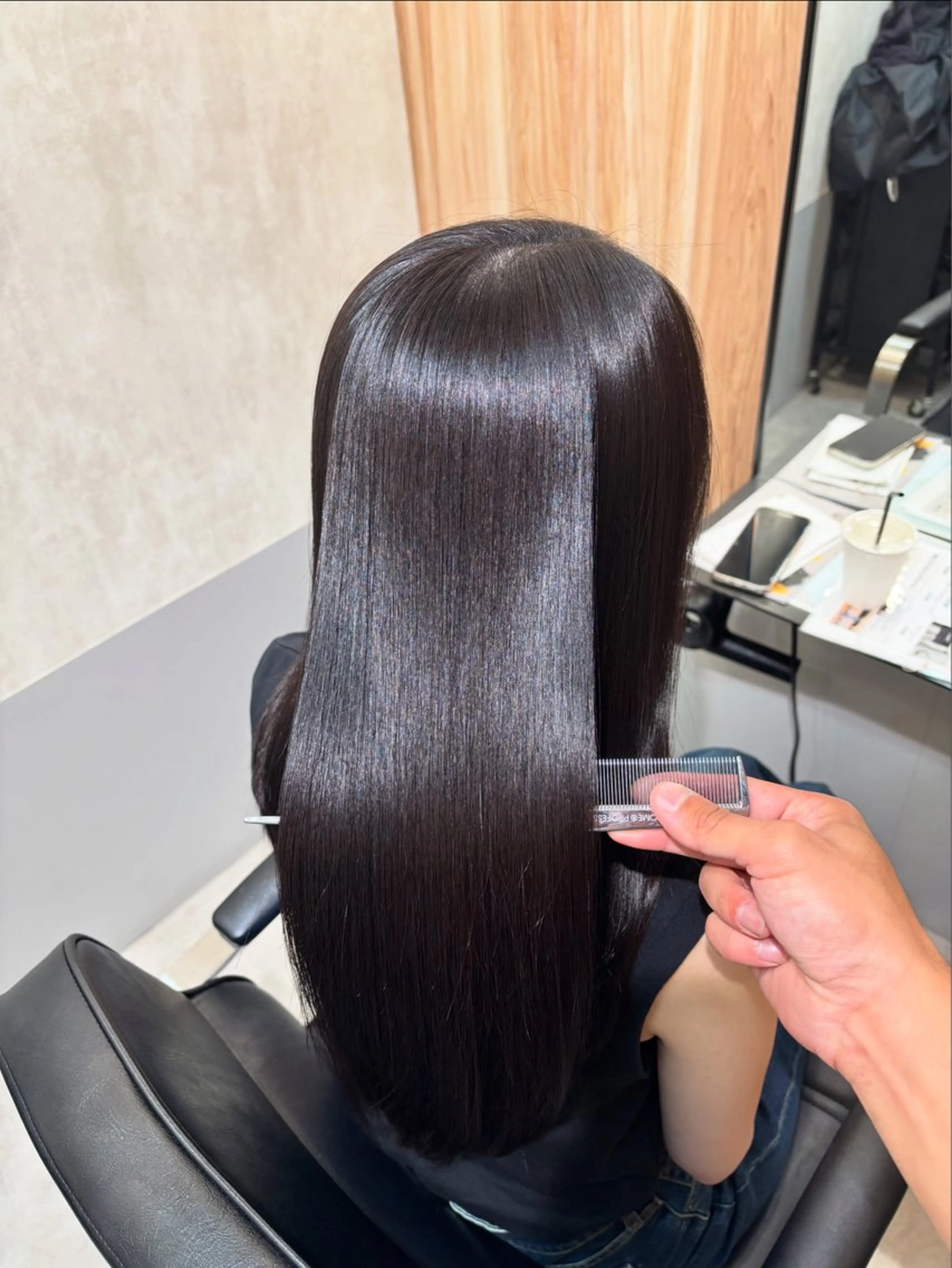 セミロング くせ毛 髪質改善 トリートメント 高見海斗/髪質改善 /縮毛矯正のヘアスタイル