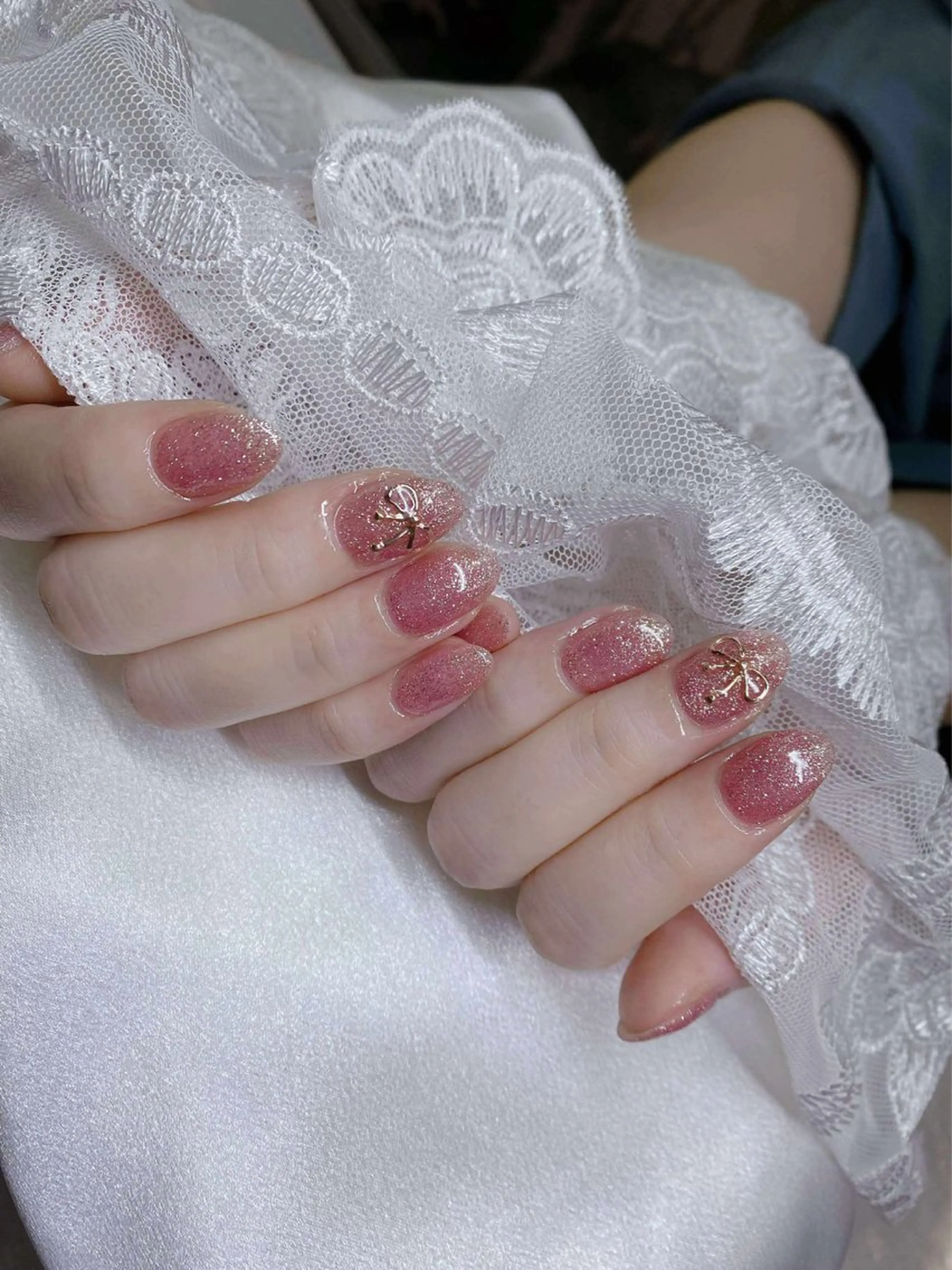 ネイル チークネイル 桜ネイル フットネイル フレンチネイル ジェルネイル ハンドネイル YURI NAILのネイルデザイン