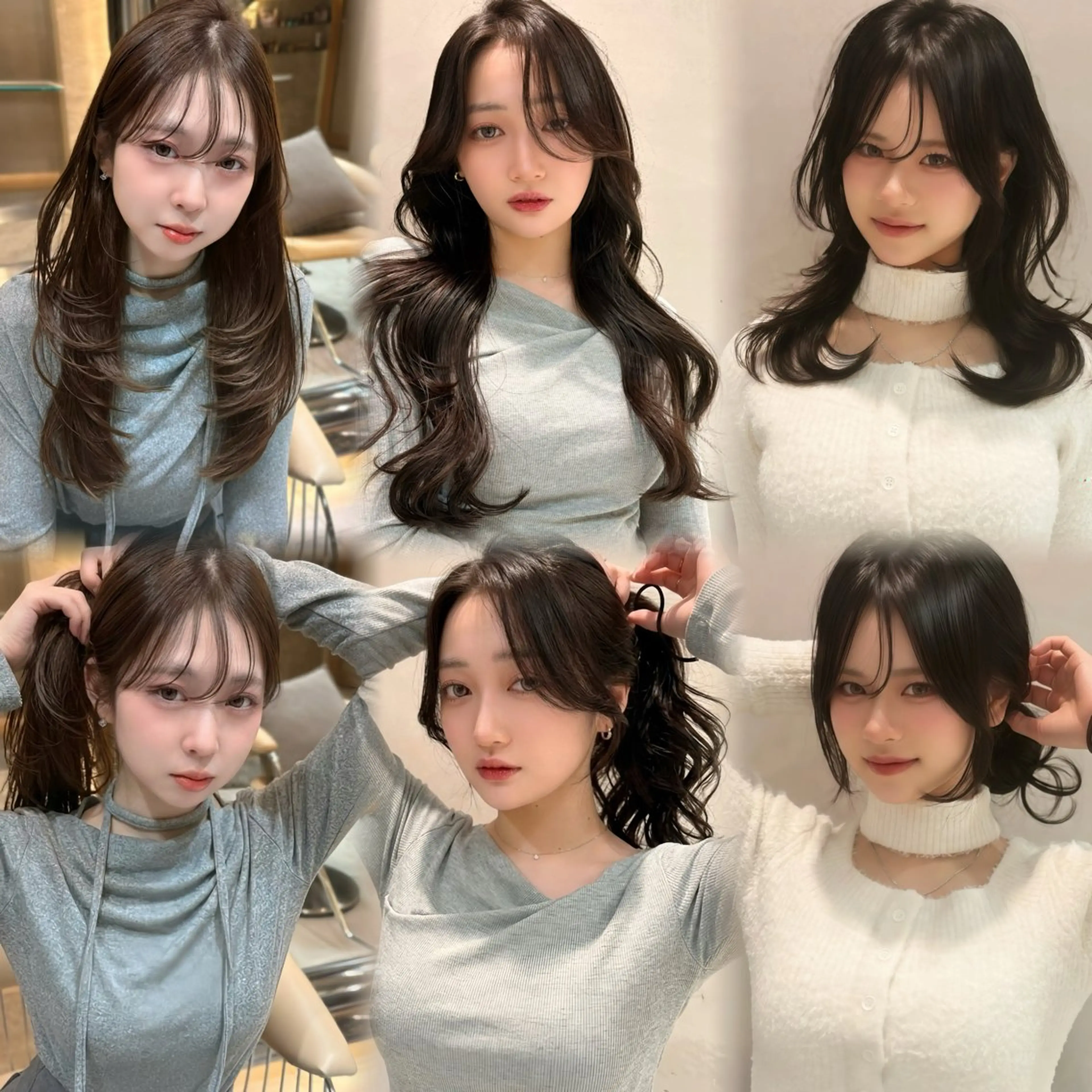 セミロング カット ヘアカラー トリートメント 似合わせレイヤー・ボ ブ タナカ レイヤのヘアスタイル