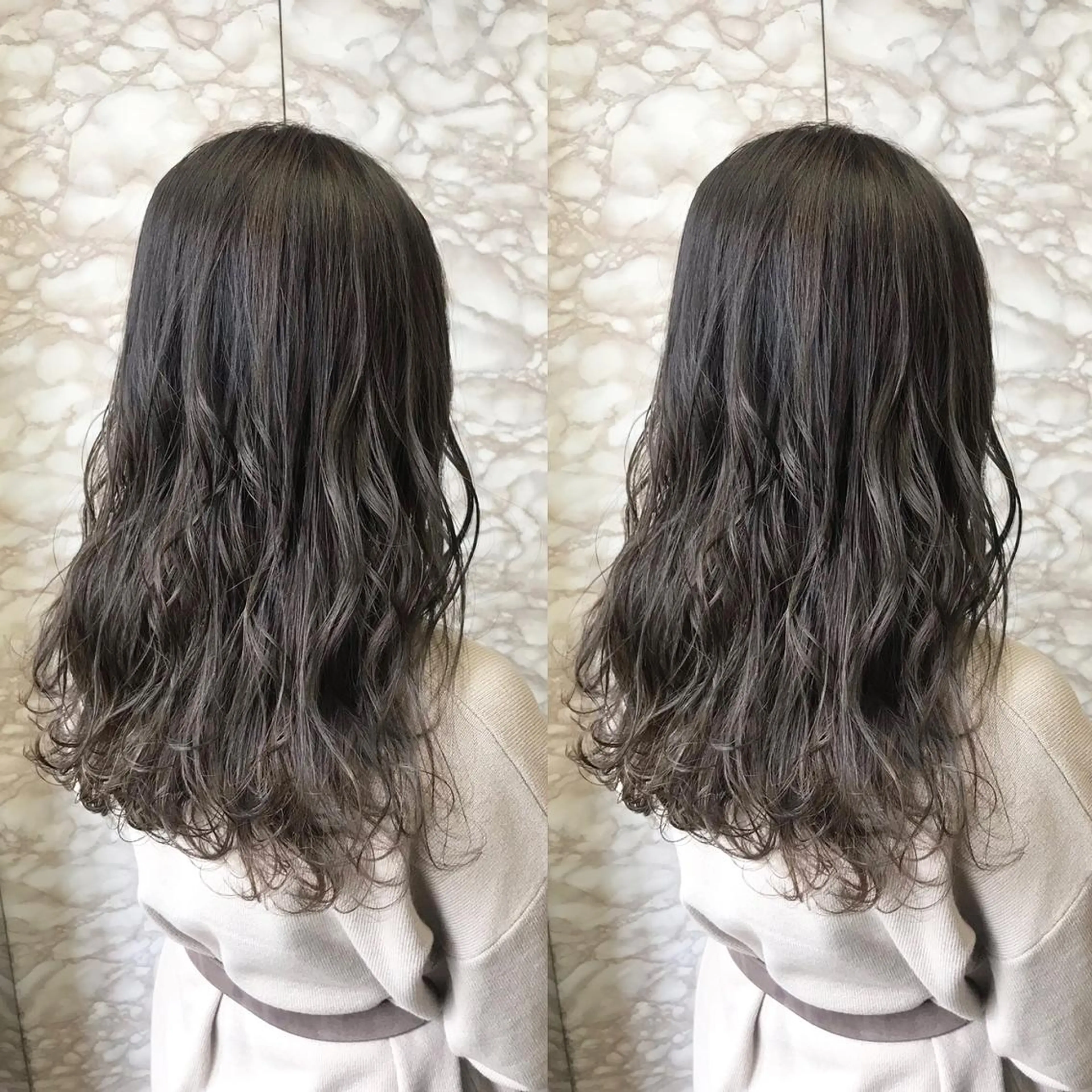 セミロング カラー カット ヘアカラー トリートメント 🉐レイヤー/塩見 弘樹🉐渋谷のヘアスタイル