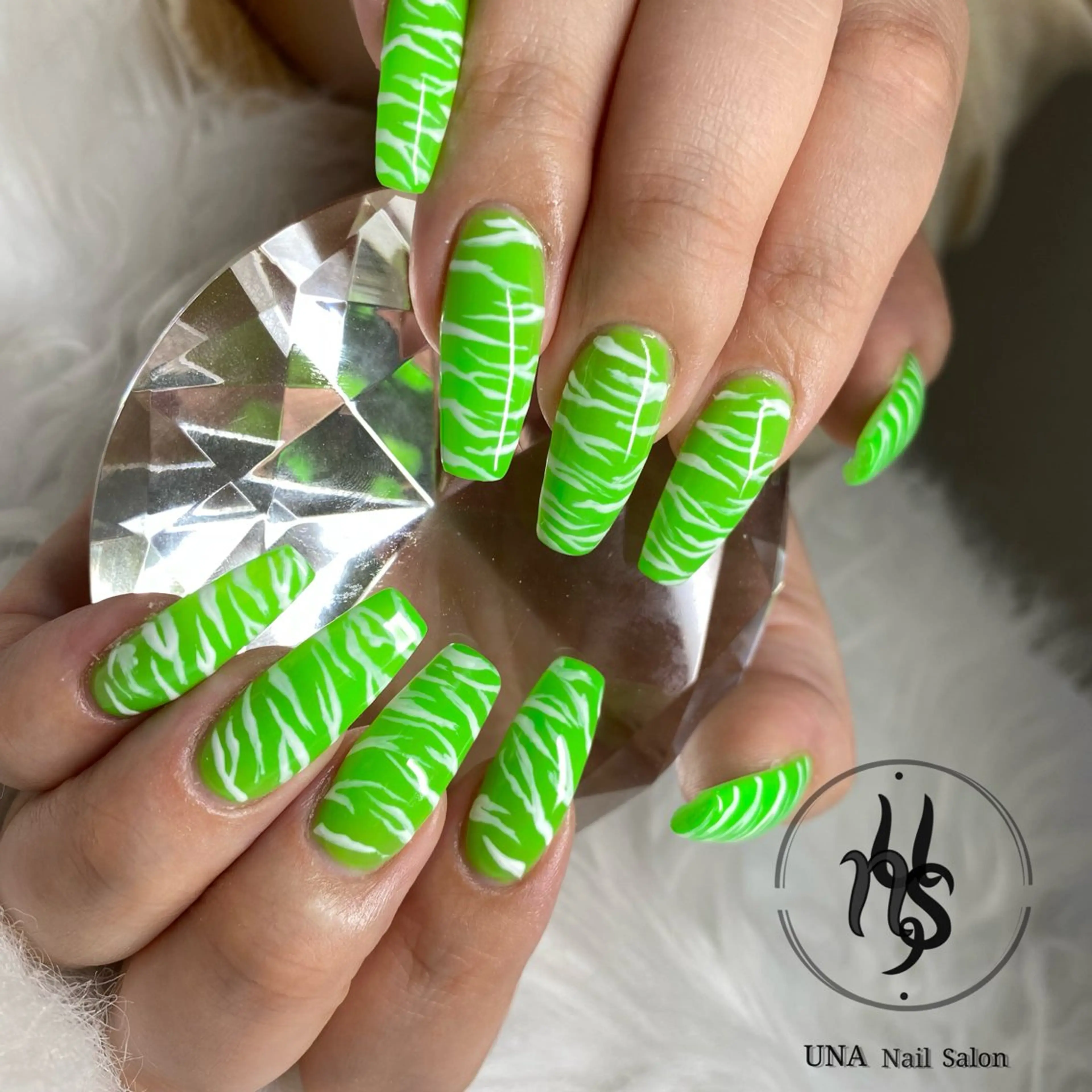 ネイル アートネイル フレンチネイル ジェルネイル グラデーション ロングネイル ハンドネイル una nail salonのネイルデザイン