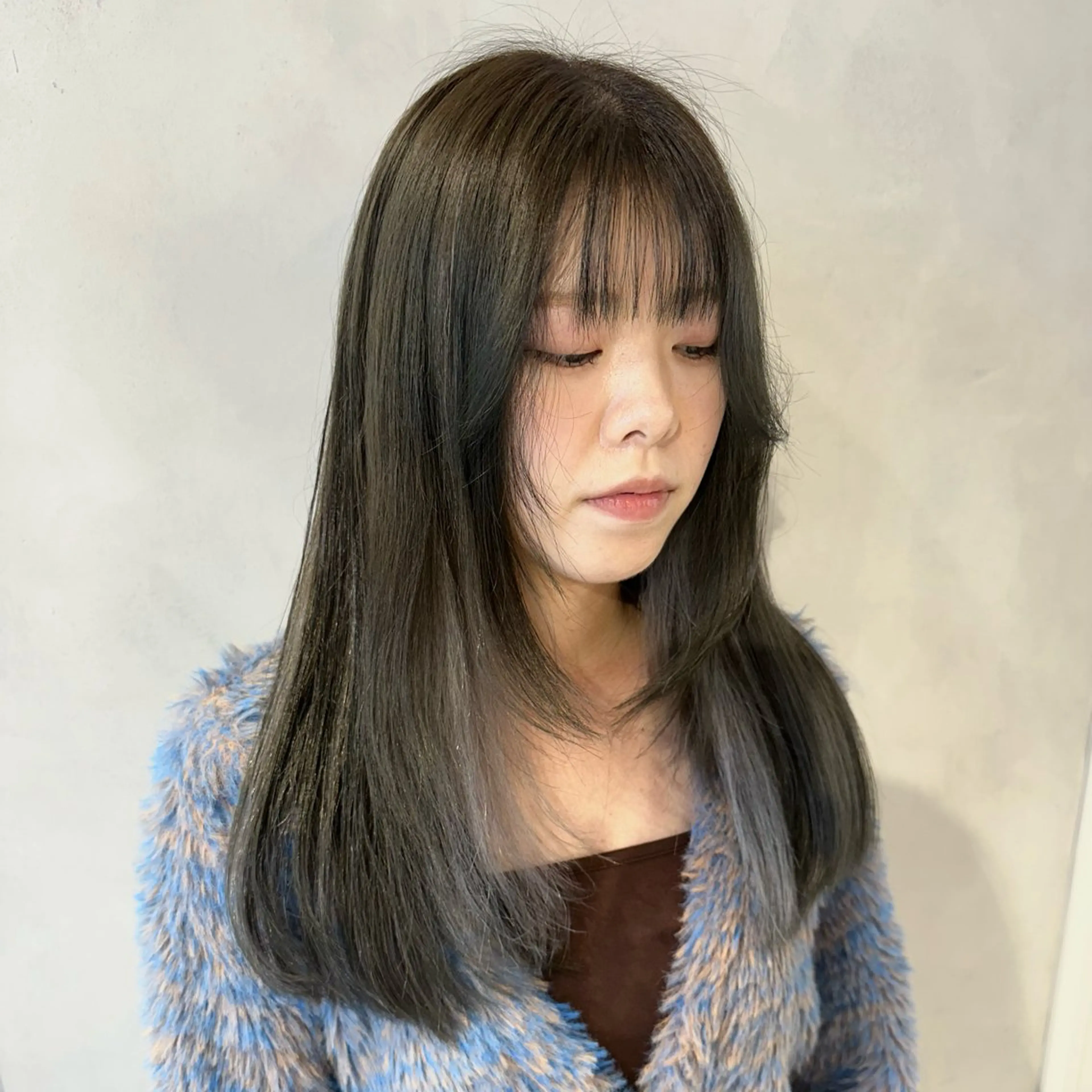 セミロング カラー カット ヘアカラー トリートメント デザインカラー/パー マ🦖外岡咲希🦖のヘアスタイル