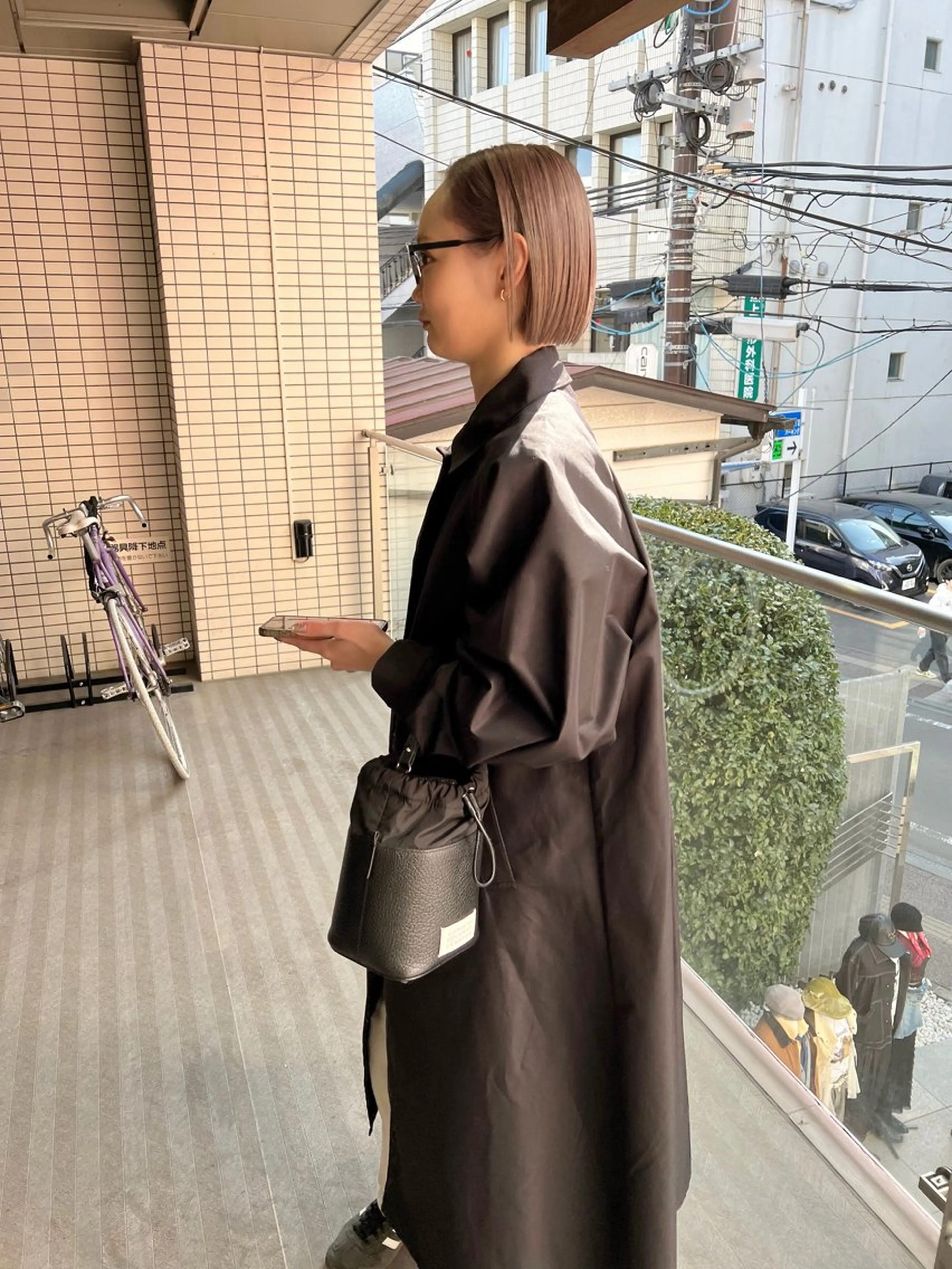 ショート カラー ベージュカラー ブリーチ ブロンド ブロンドベージュ ボブ カット ヘアカラー 千葉 郁也のヘアスタイル