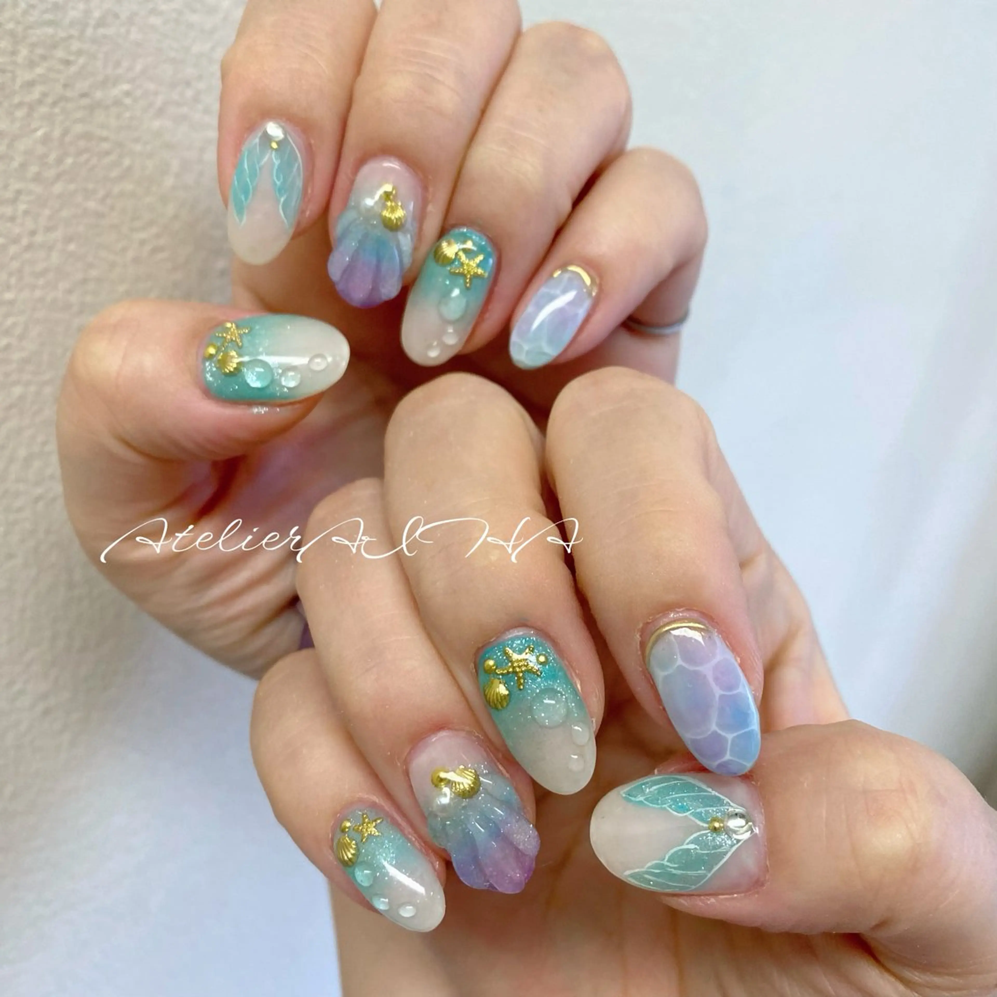 ネイル フットネイル アトリエAIHA★ フィルイン推奨サロンのネイルデザイン