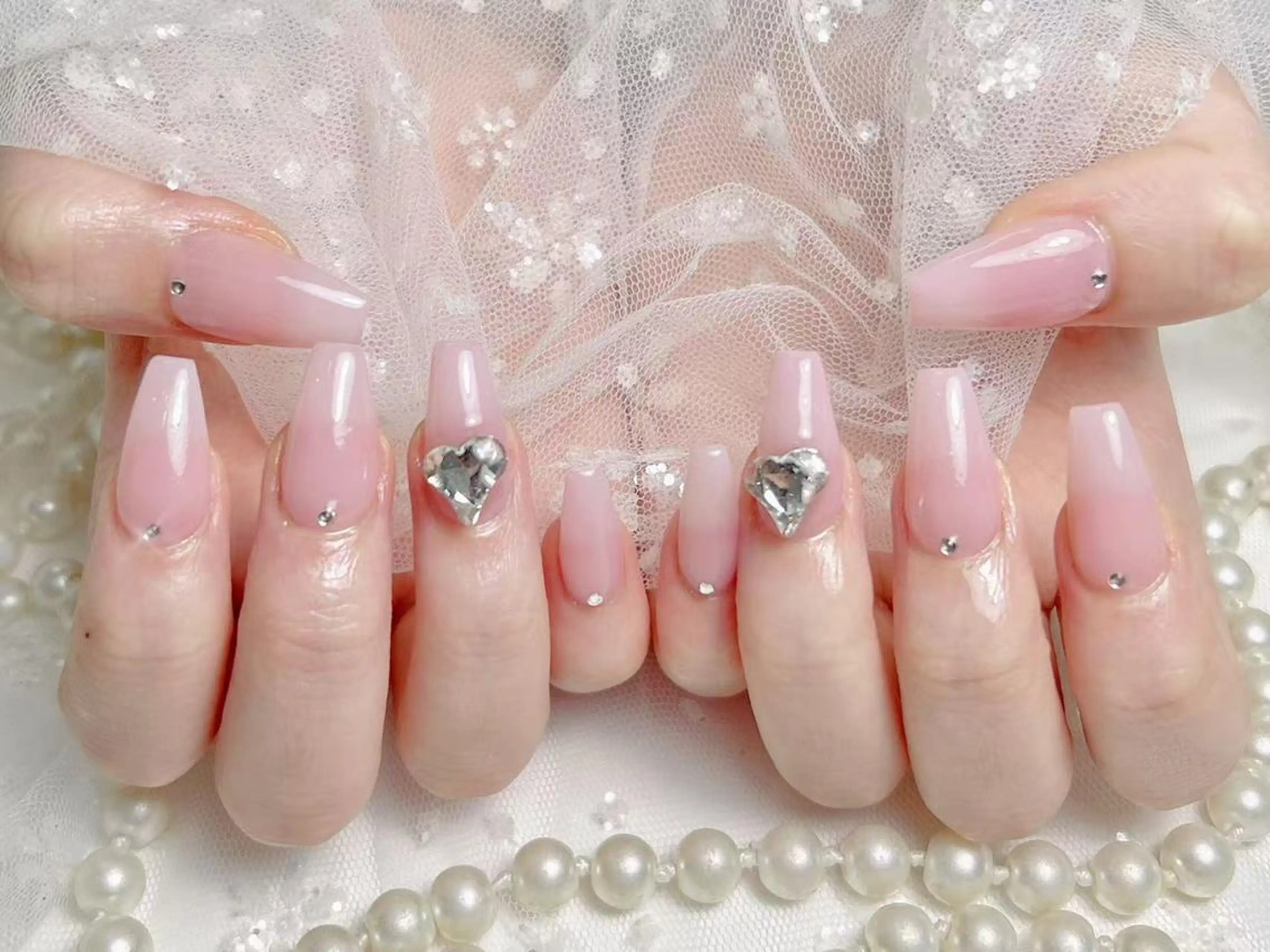 人気NO.2🦀️🦀️チップ長さだし+持ち込みデザイン(デザイン、パーツ2本まで)8980の写真