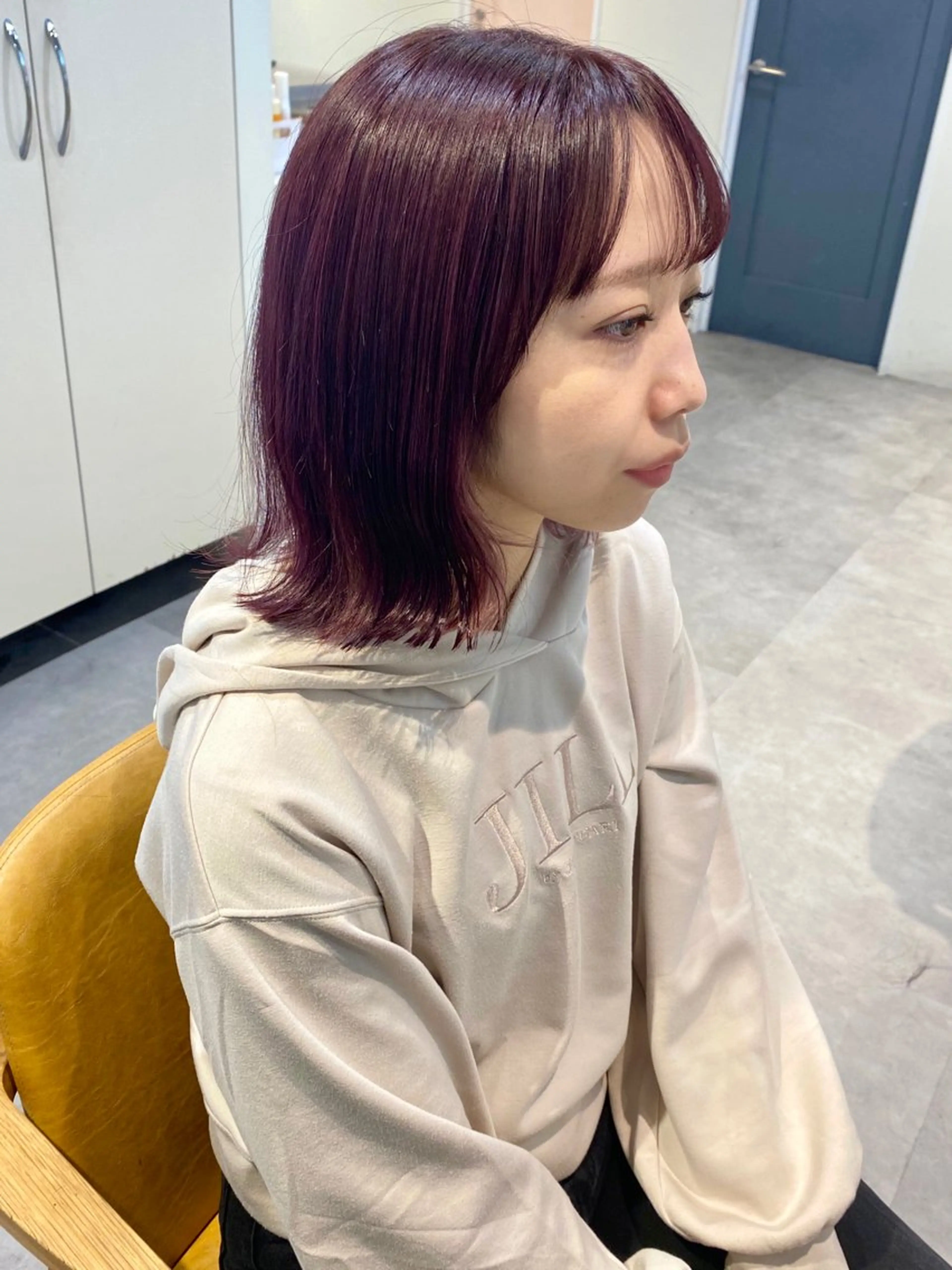 ミディアム カラー 当日予約大歓迎💗 依田瑞希のヘアスタイル