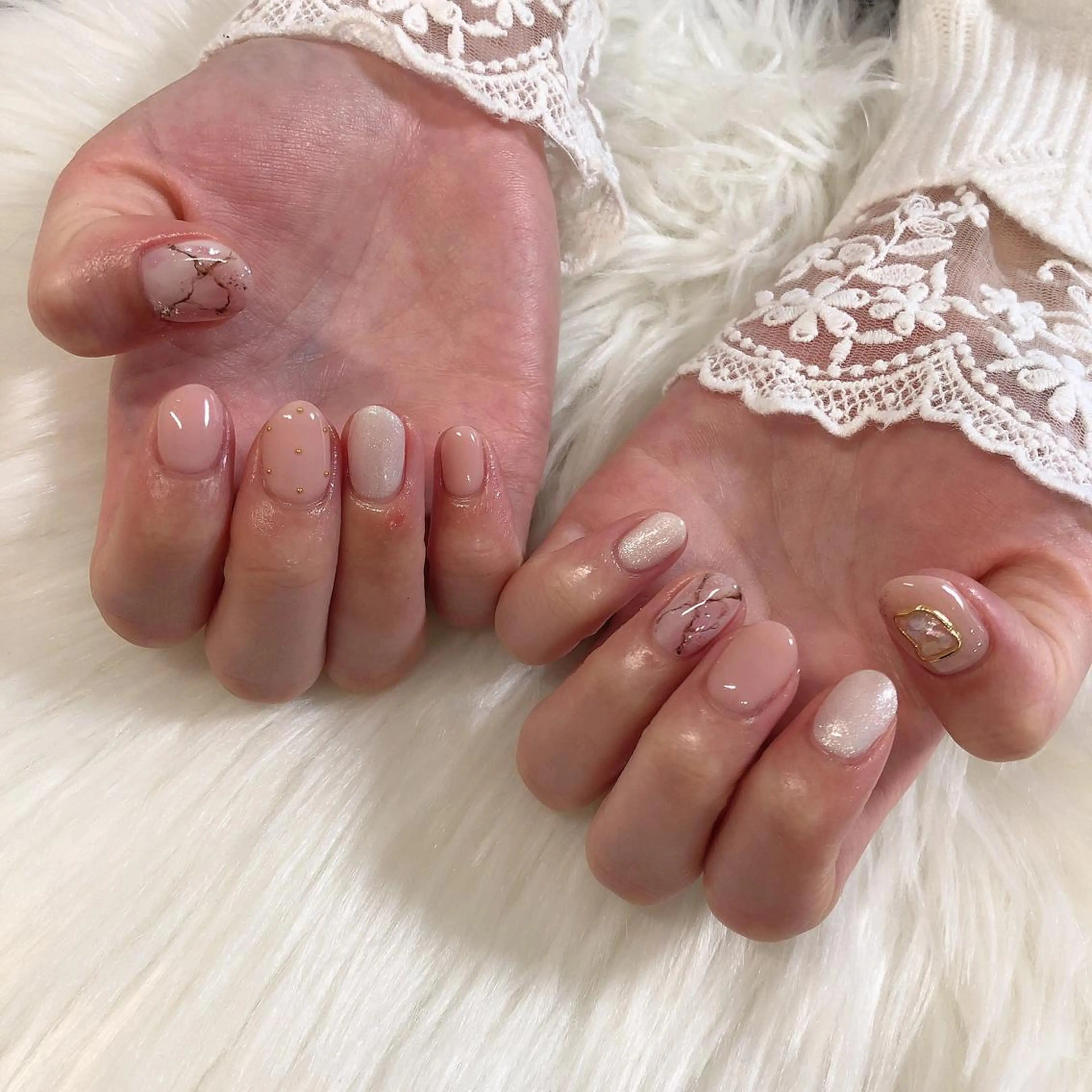 ネイル ハンドネイル 西岡 杏のネイルデザイン