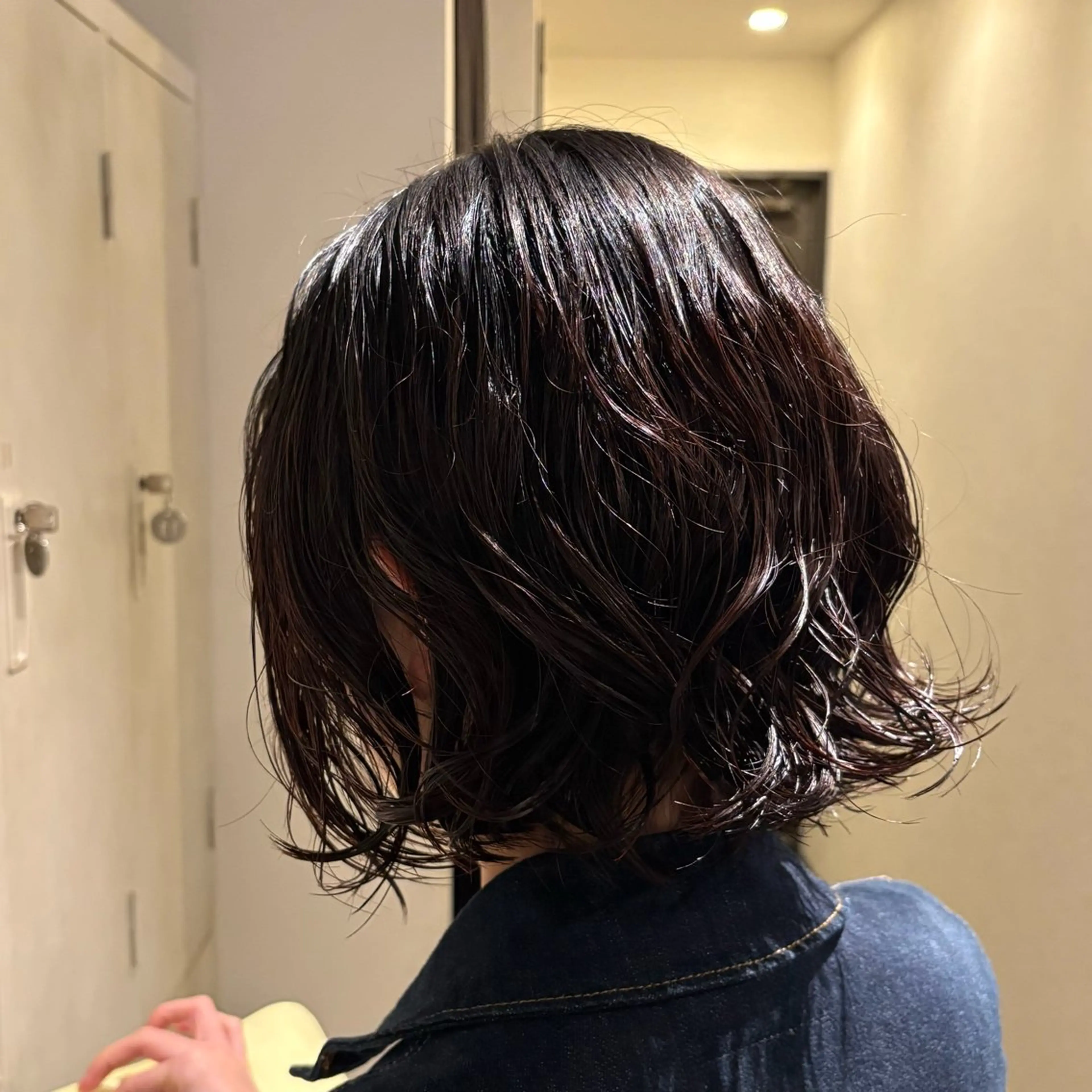 ショート パーマ カット パーマ 🌸艶カラー/似合わ せカット/サクラ🌸のヘアスタイル