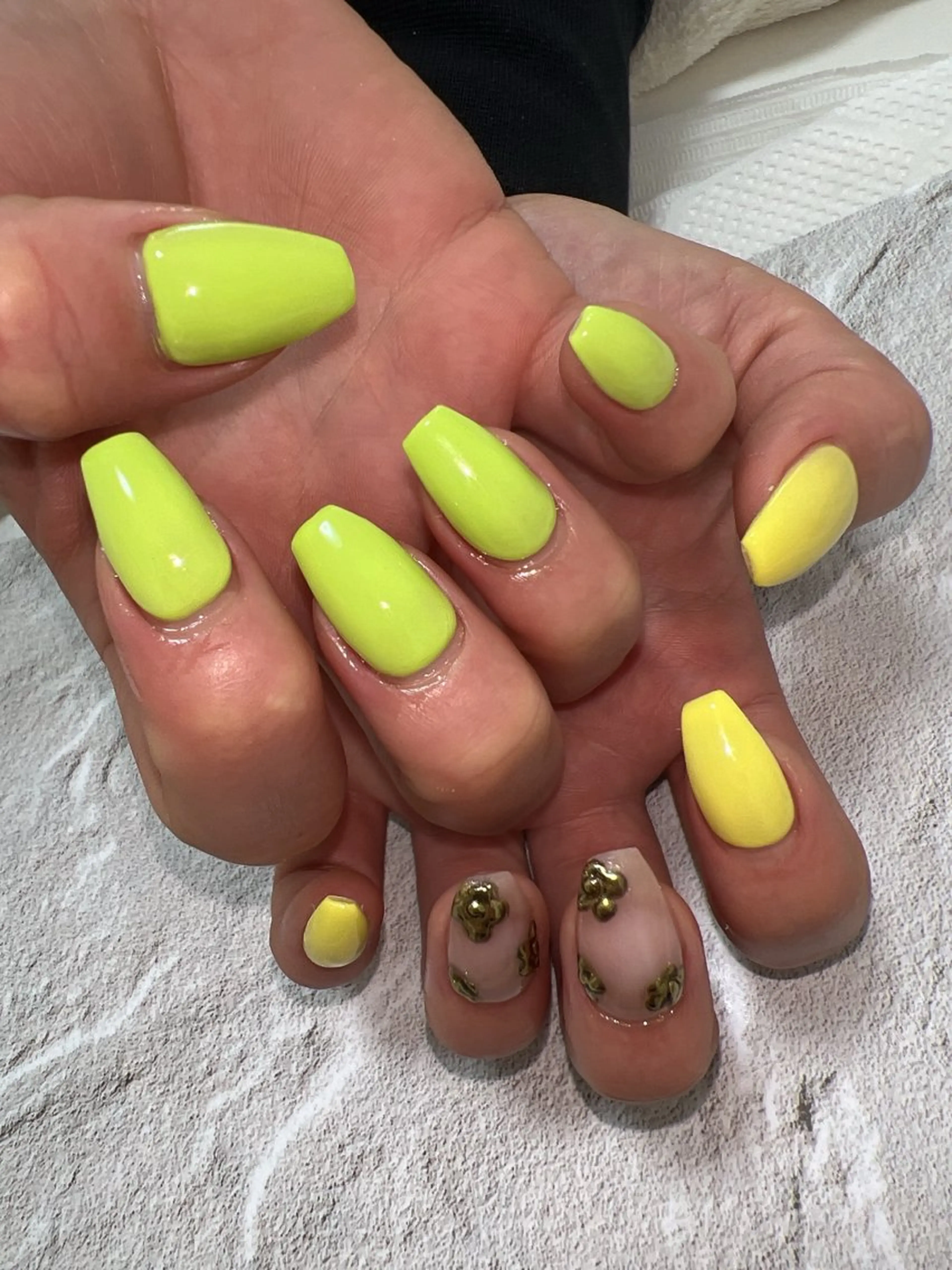 ネイル フラワーネイル ミラーネイル coco nailのネイルデザイン