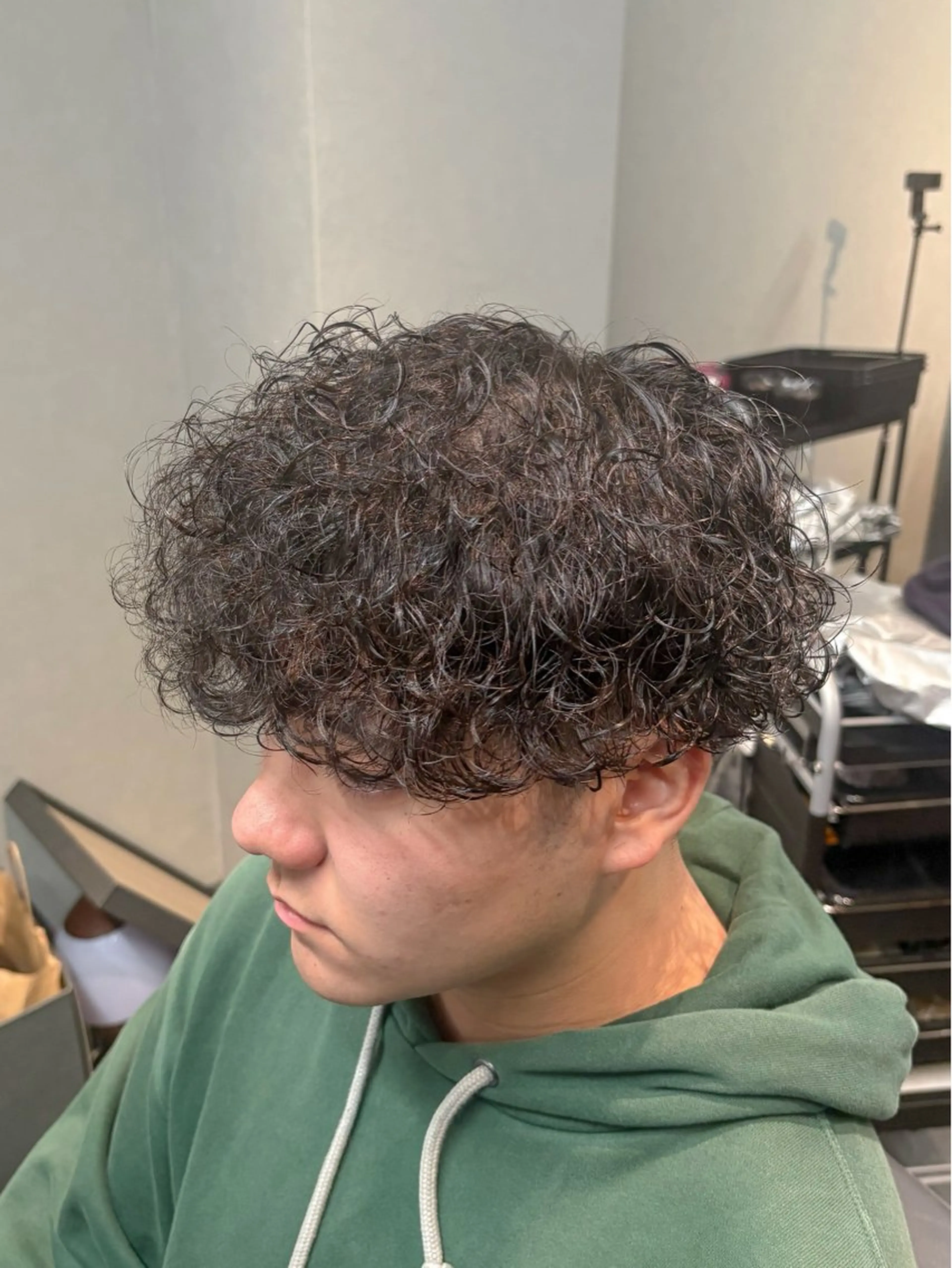 🦾【優しい印象に】メンズカット＋プードルパーマ🦾の写真