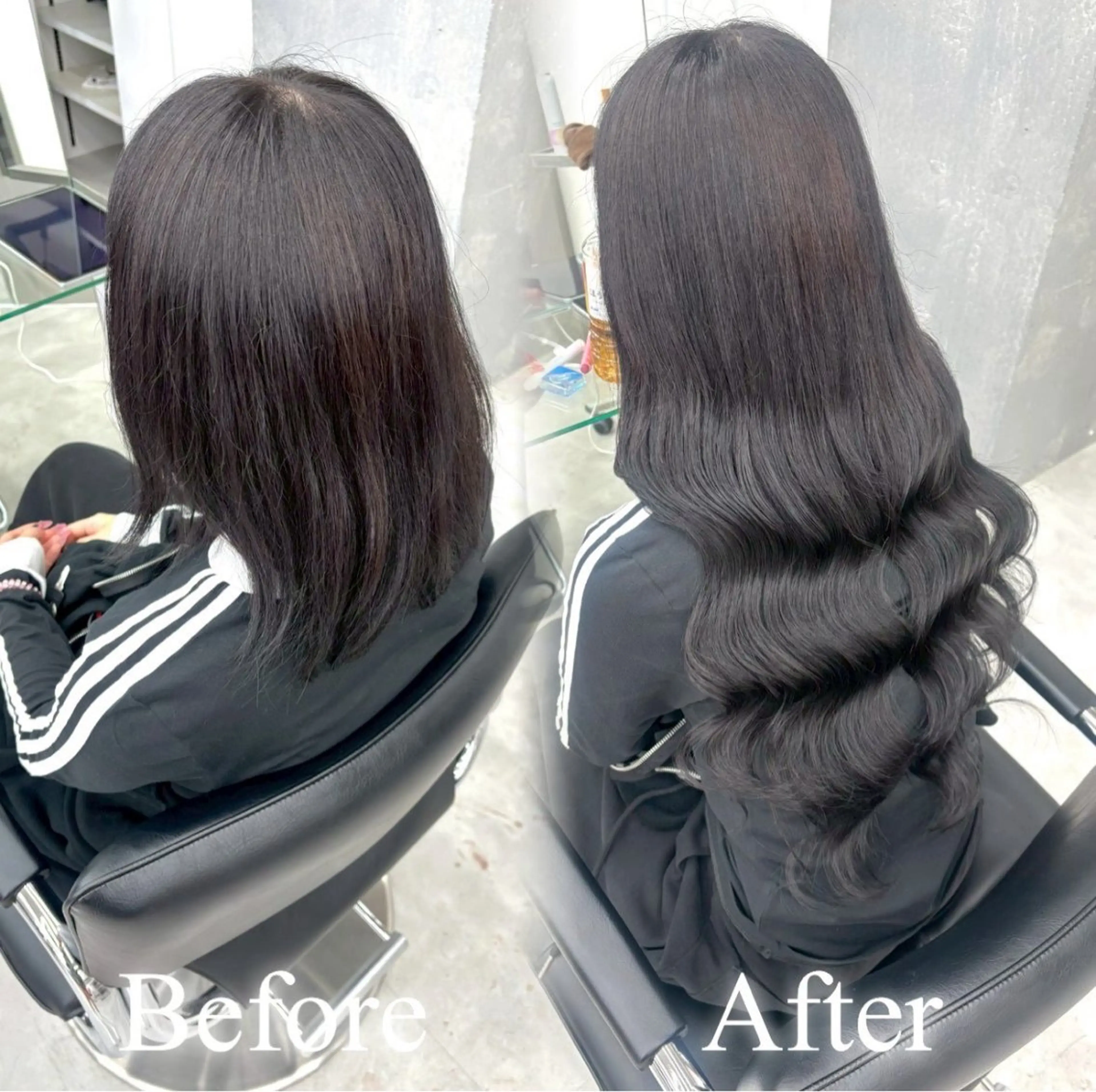 ロング エクステ エクステ エクステ🫧アレンジ ￤横浜  ももはのヘアスタイル