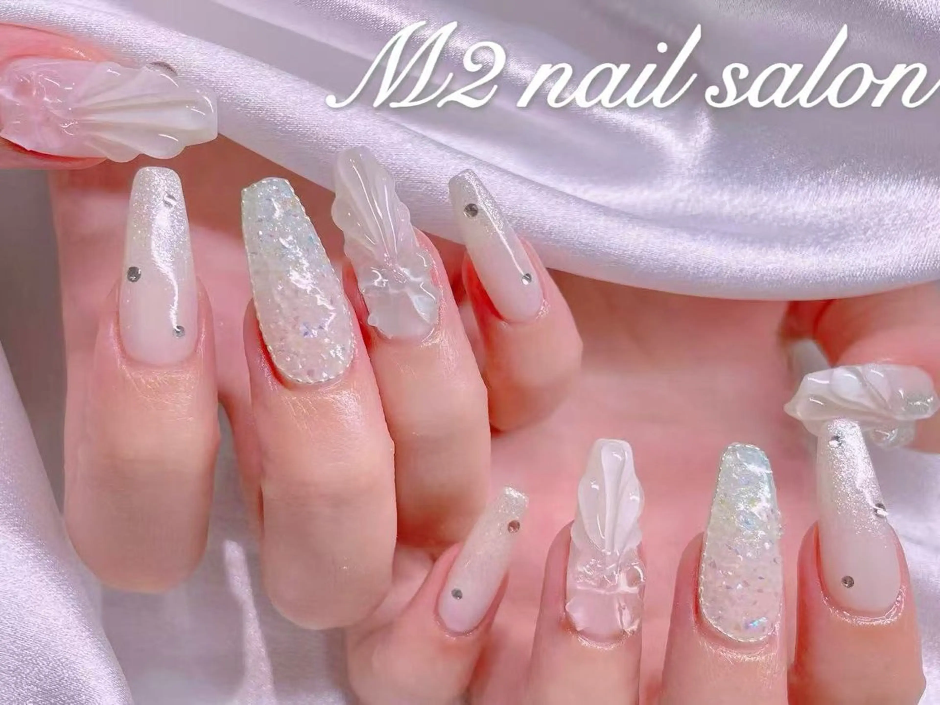 ネイル 長さだし専門店 M2　rikaのネイルデザイン
