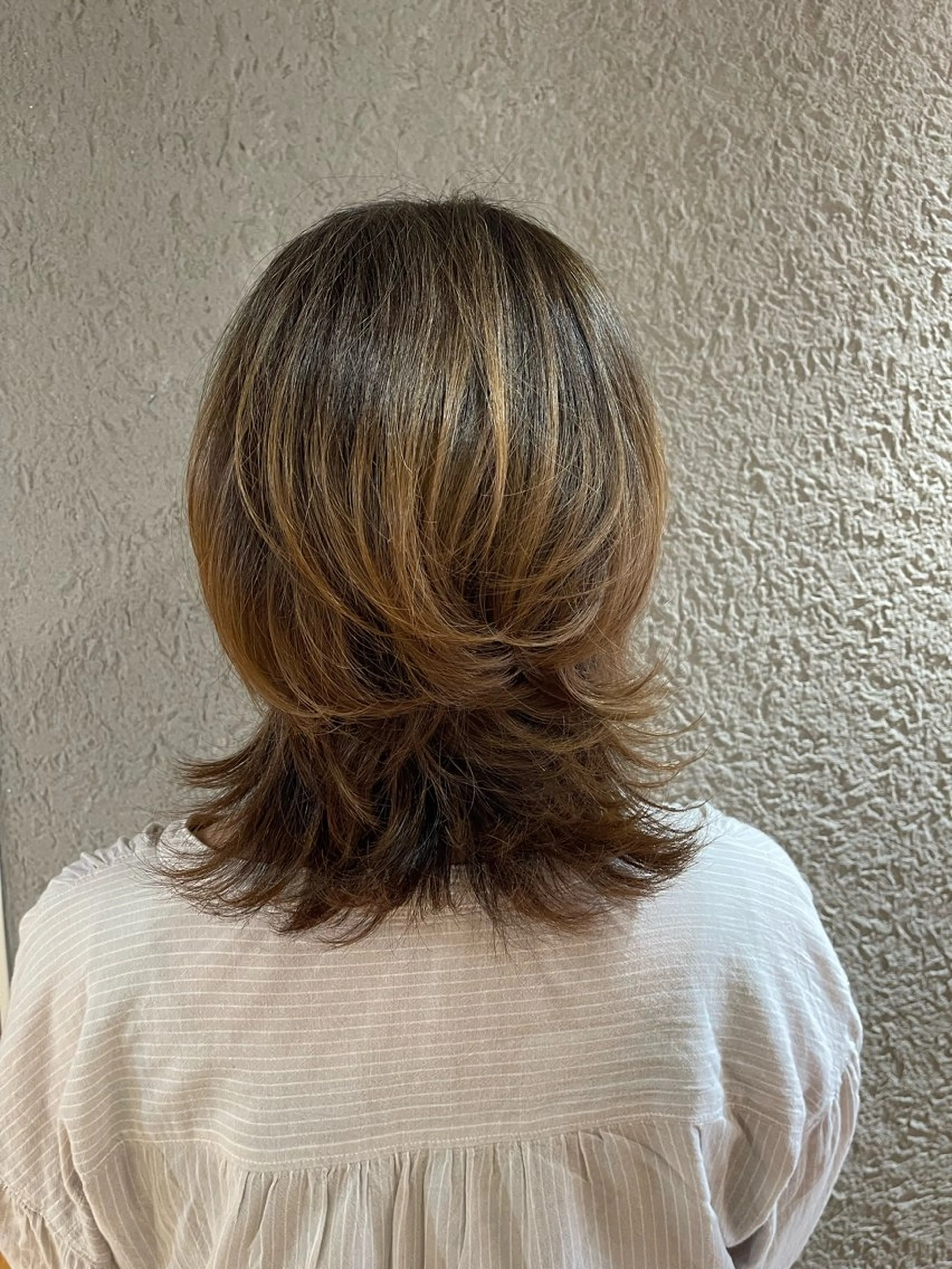 ミディアム ハートボックス　四ツ谷所属・Heart box 仲嶺　瑠輝のヘアスタイル