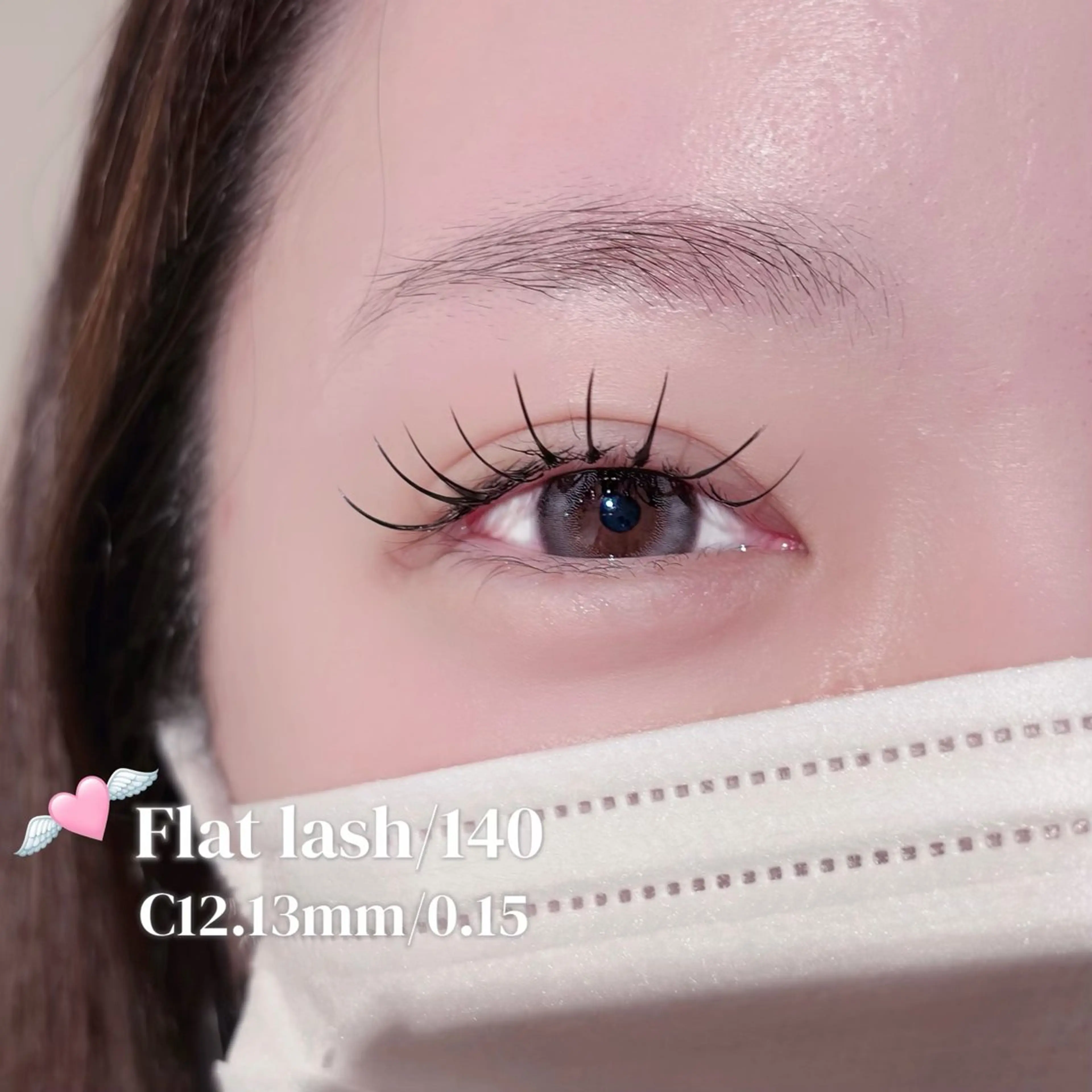 マツエク・マツパ マツエク KNACK eye lash RISAのマツエク・マツパデザイン