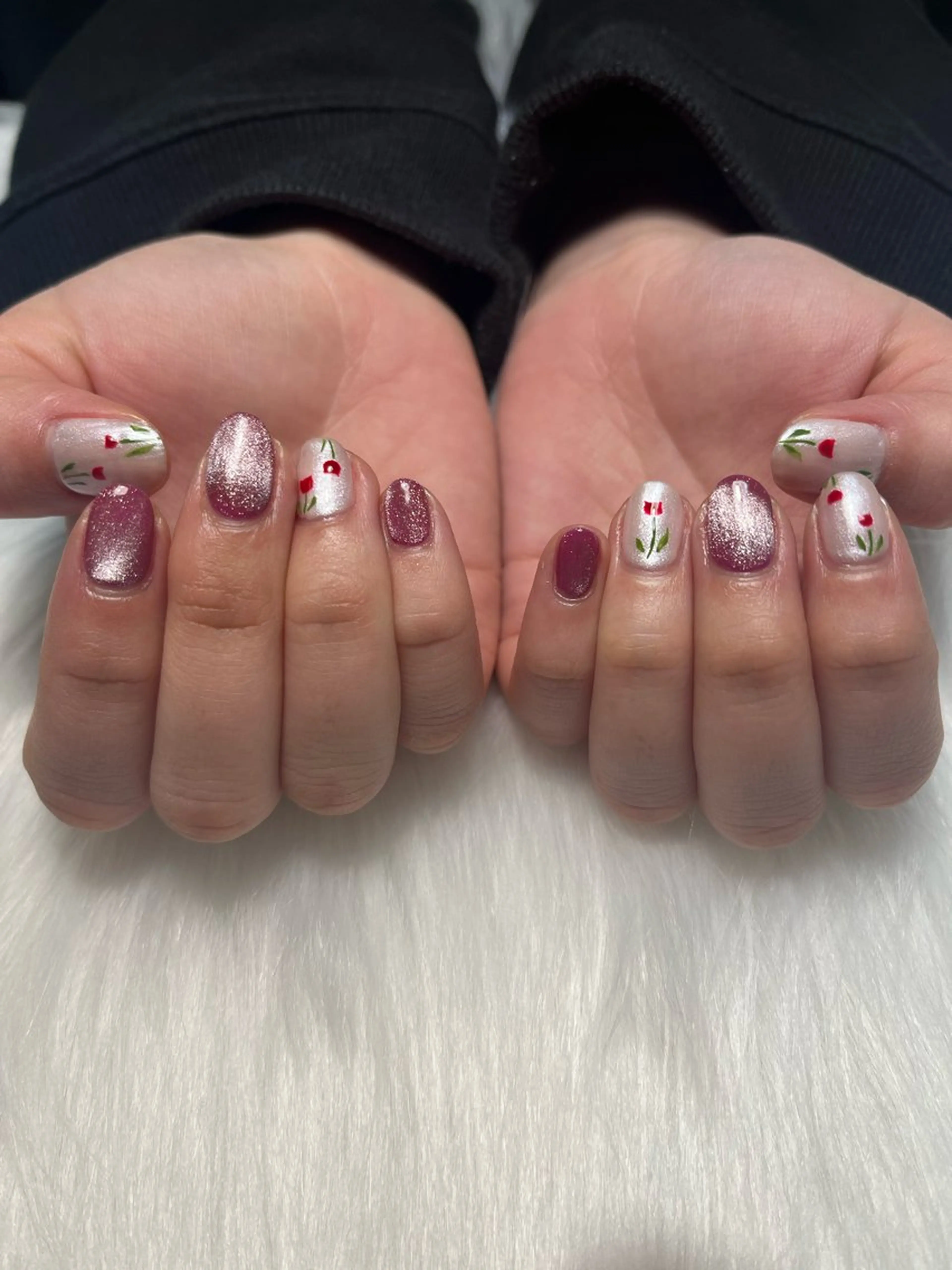 ネイル 春ネイル ハンドネイル Nail salon Hanakoのネイルデザイン
