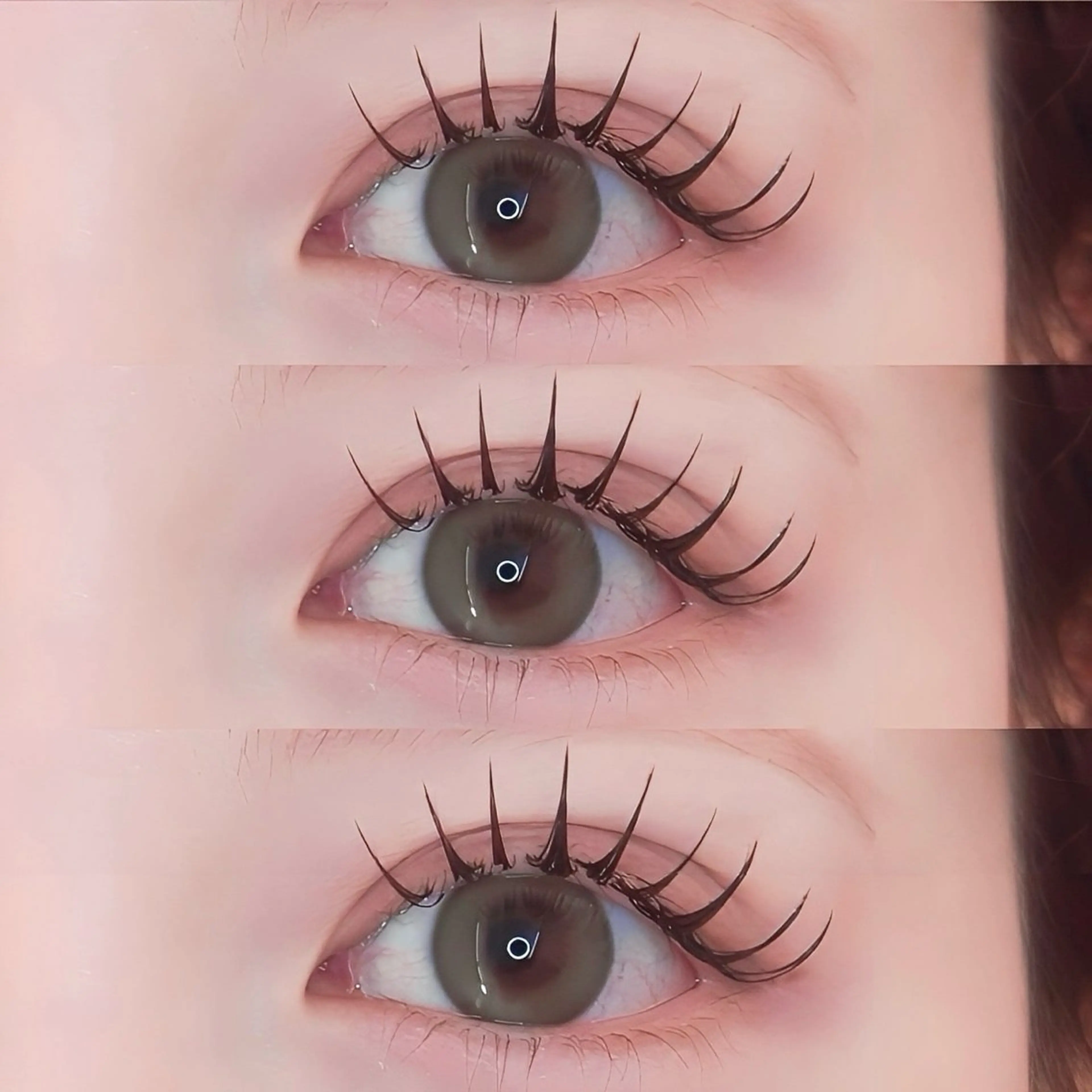 🌟ミニモ学割限定価格🌟【フラットラッシュ120本】可愛い束感コーティング付き🪄 《LED1100円で変更可能》の写真