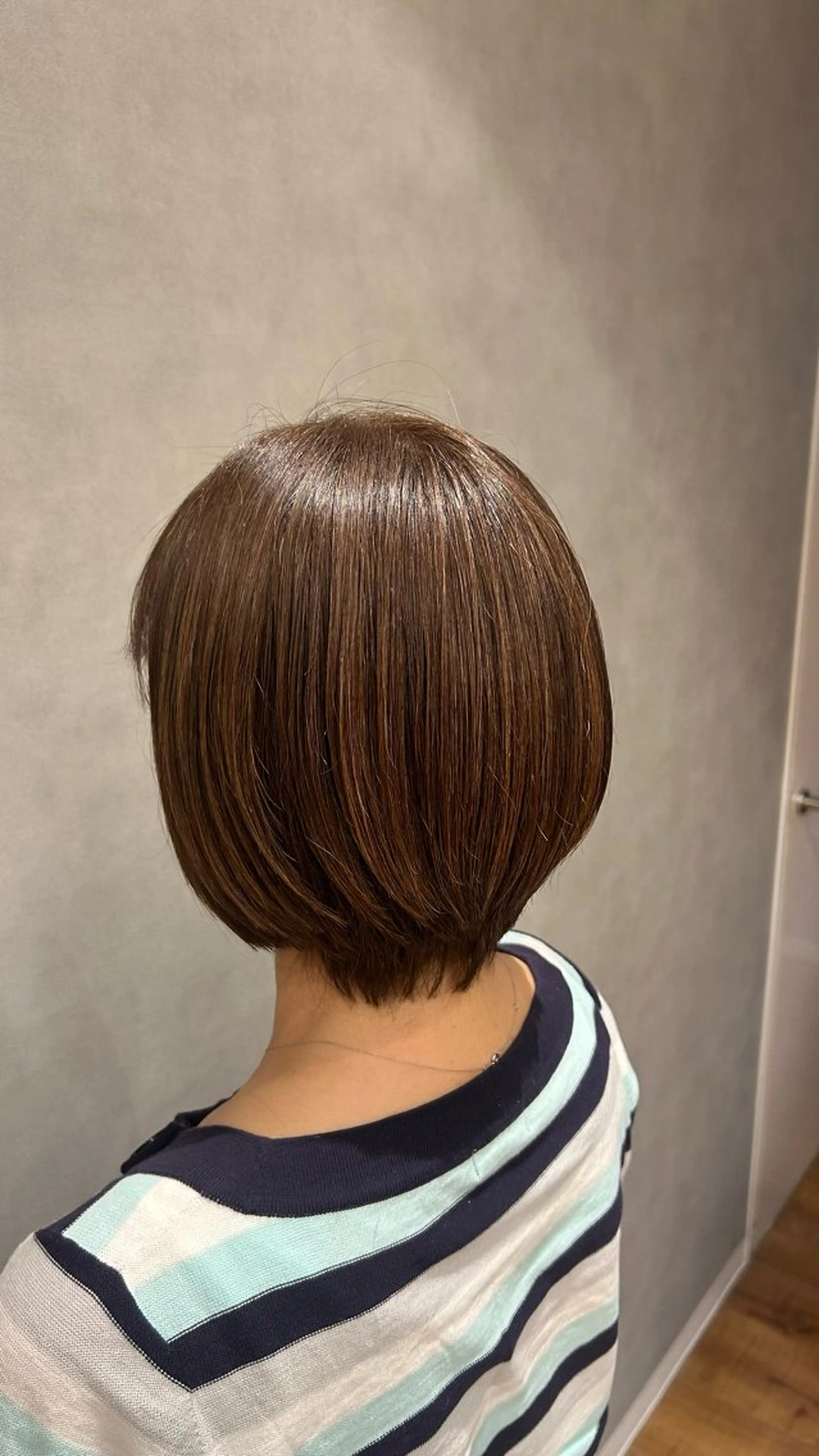 ショート ショートボブ 丸みショート ボブ ショートヘア 藤浪 凪沙のヘアスタイル