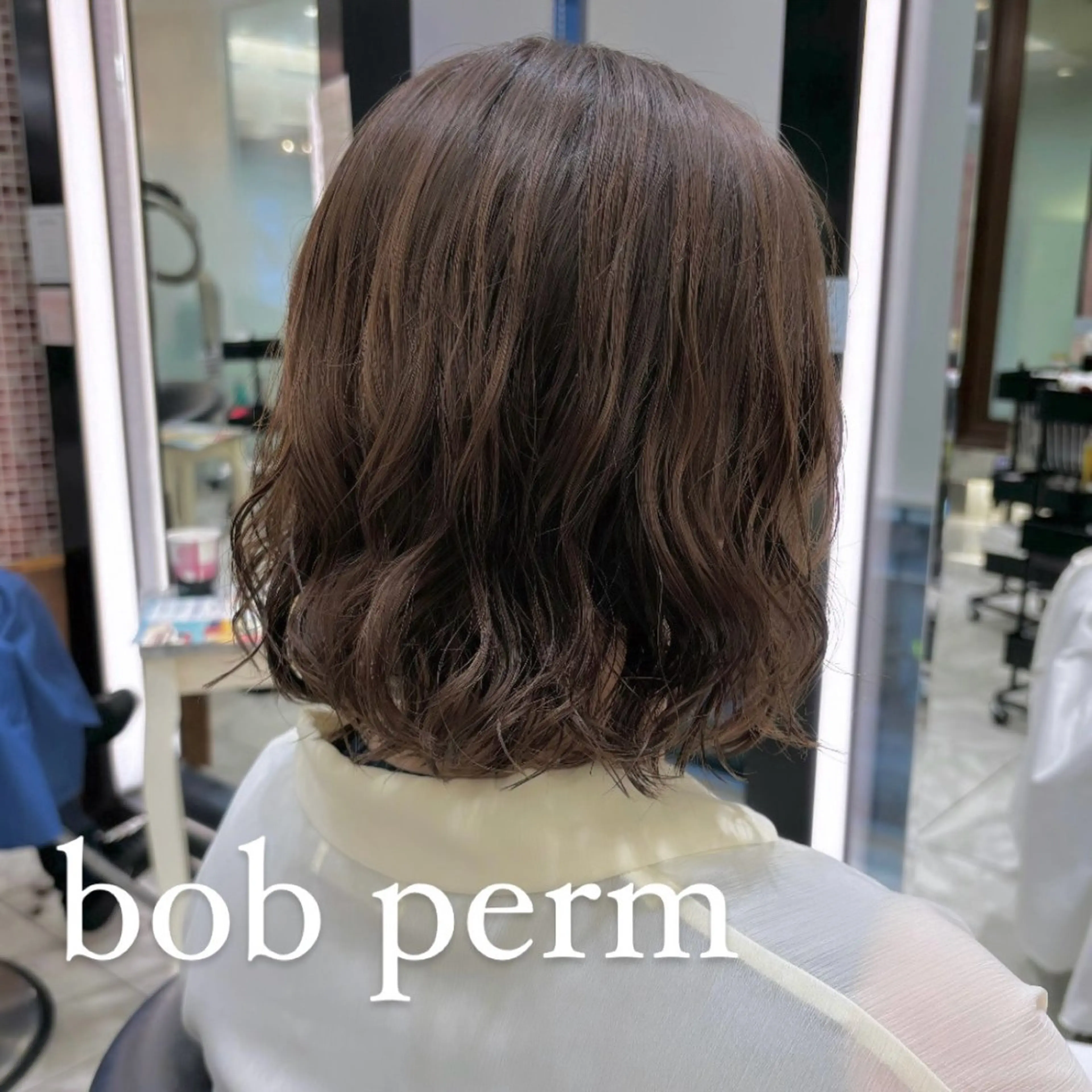 ショート パーマ ボブ ニュアンスパーマ プードルパーマ ボブパーマ 🌷ヨシカワハナコのヘアスタイル