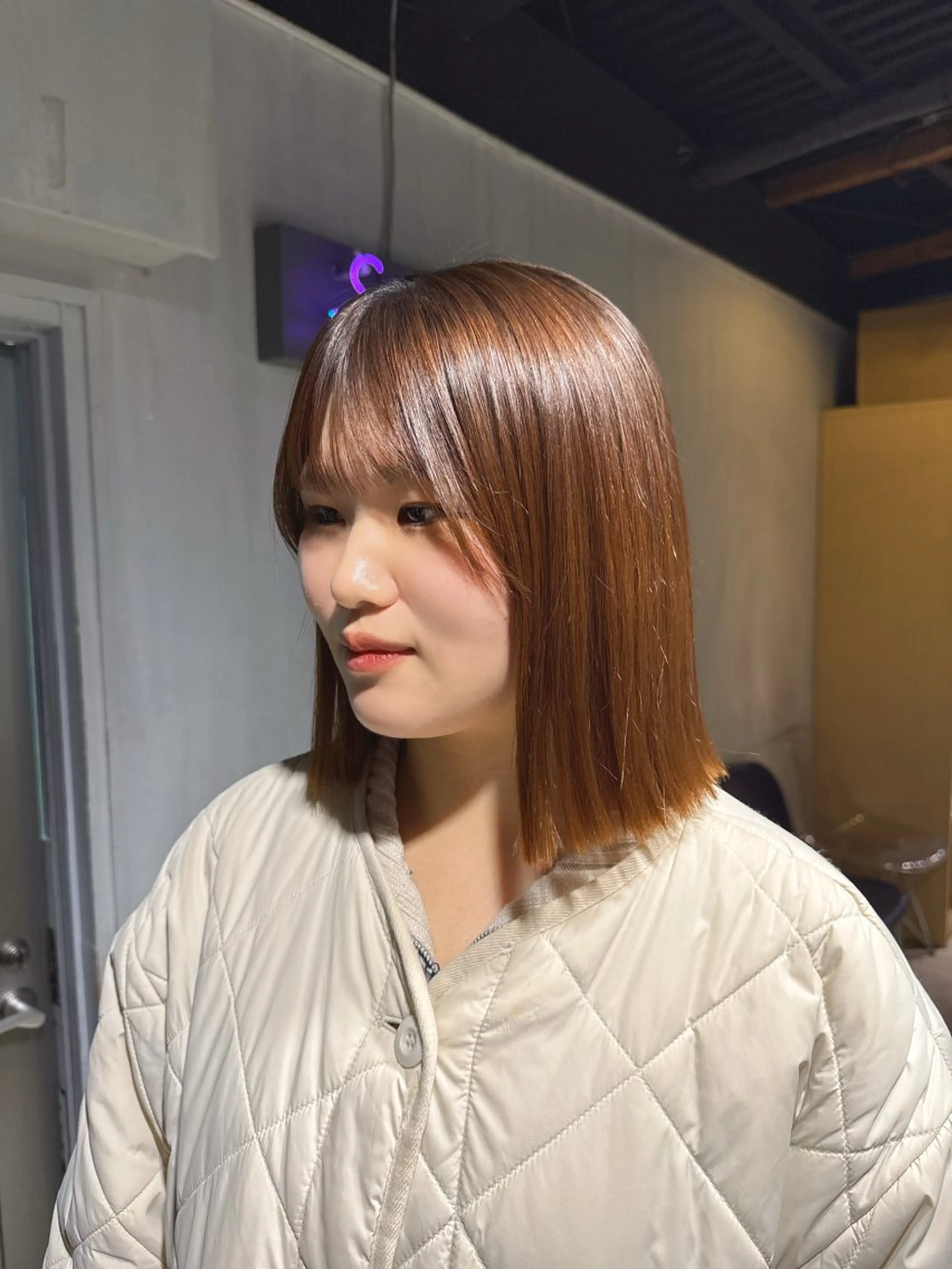 ショート カラー カット ヘアカラー NANAMI🩵 大人可愛い韓国ヘアのヘアスタイル