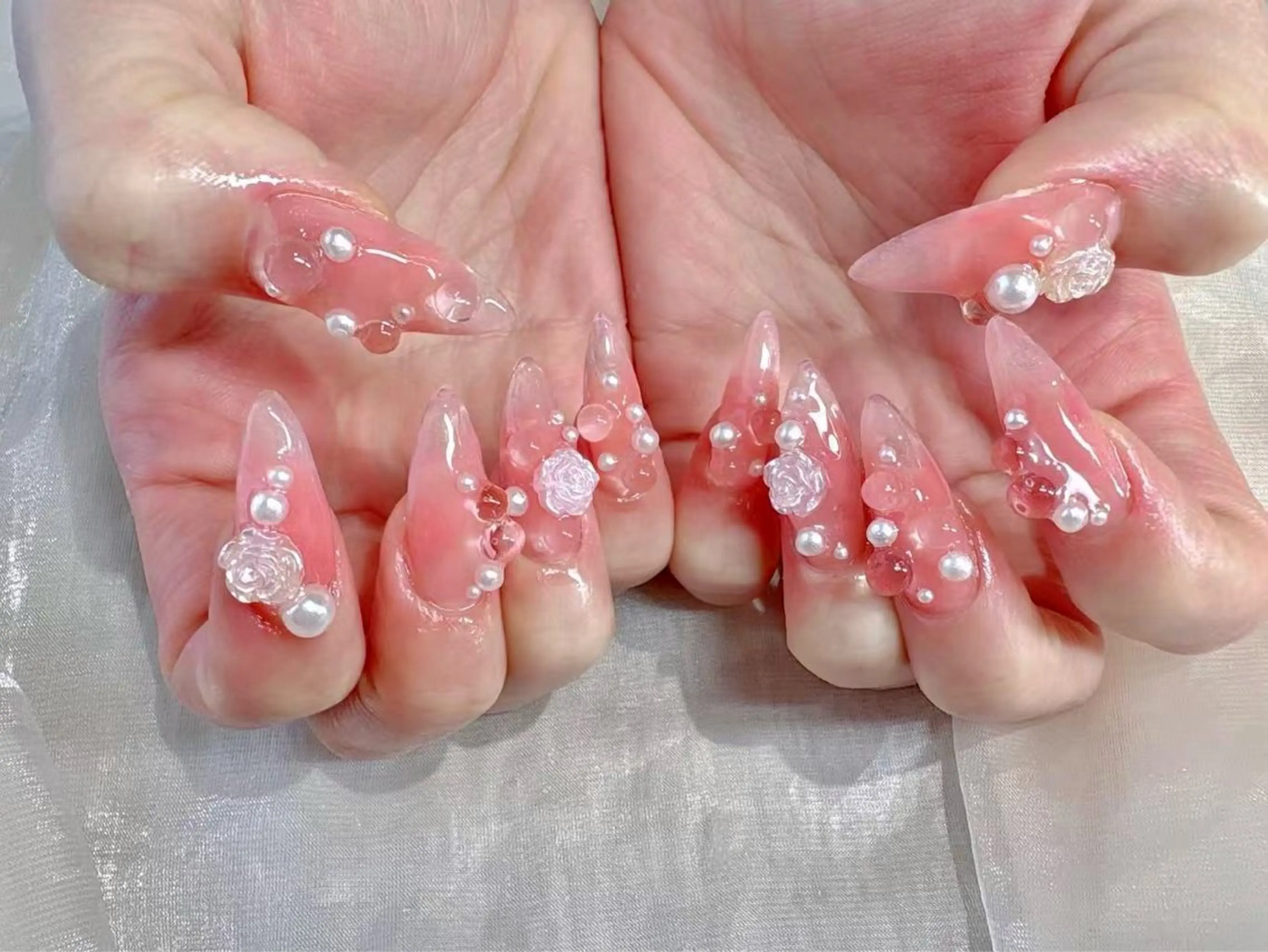 ネイル 長さだし専門店 M2　rikaのネイルデザイン