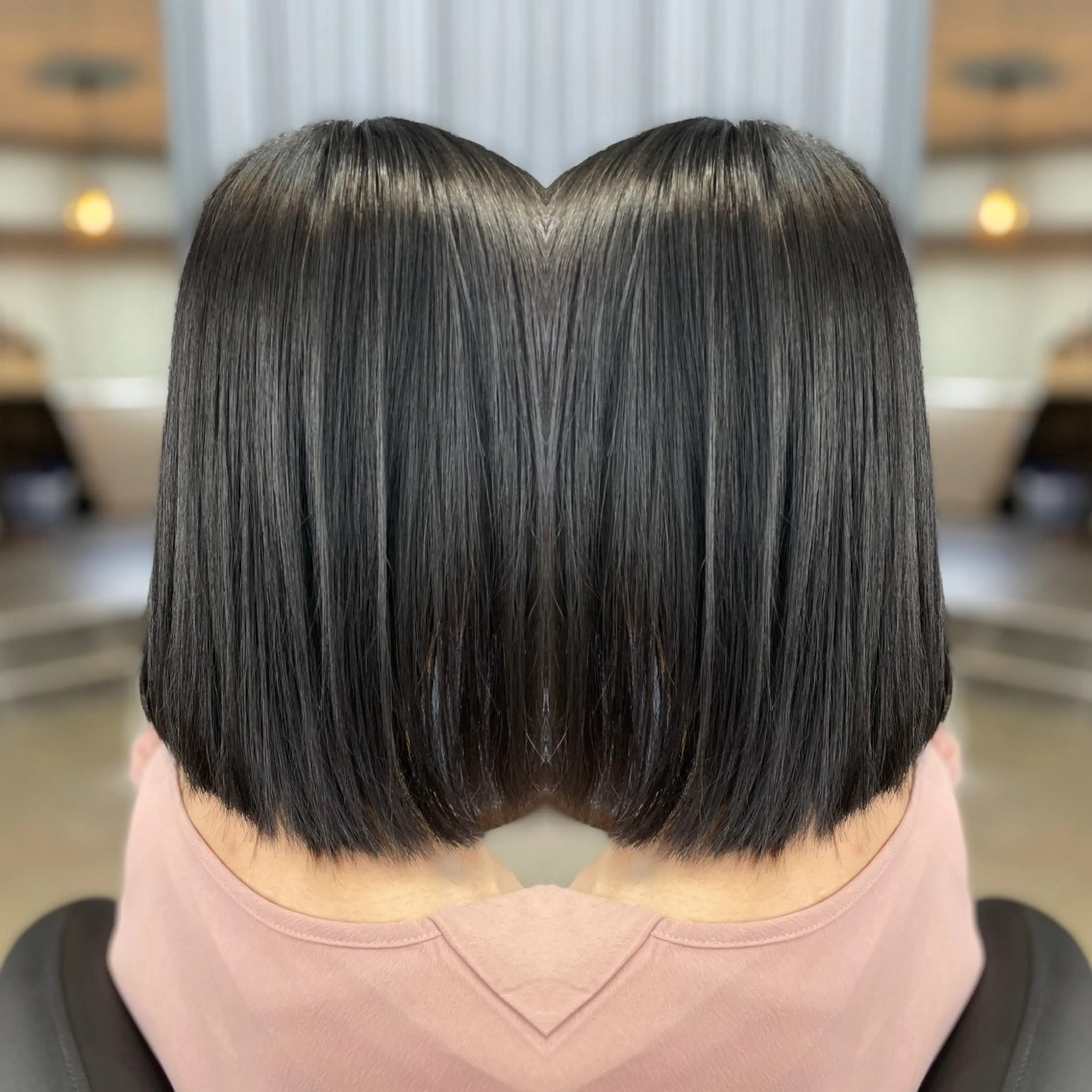 ミディアム 縮毛矯正 AND       HAIR所属・伊藤 詩織のヘアスタイル