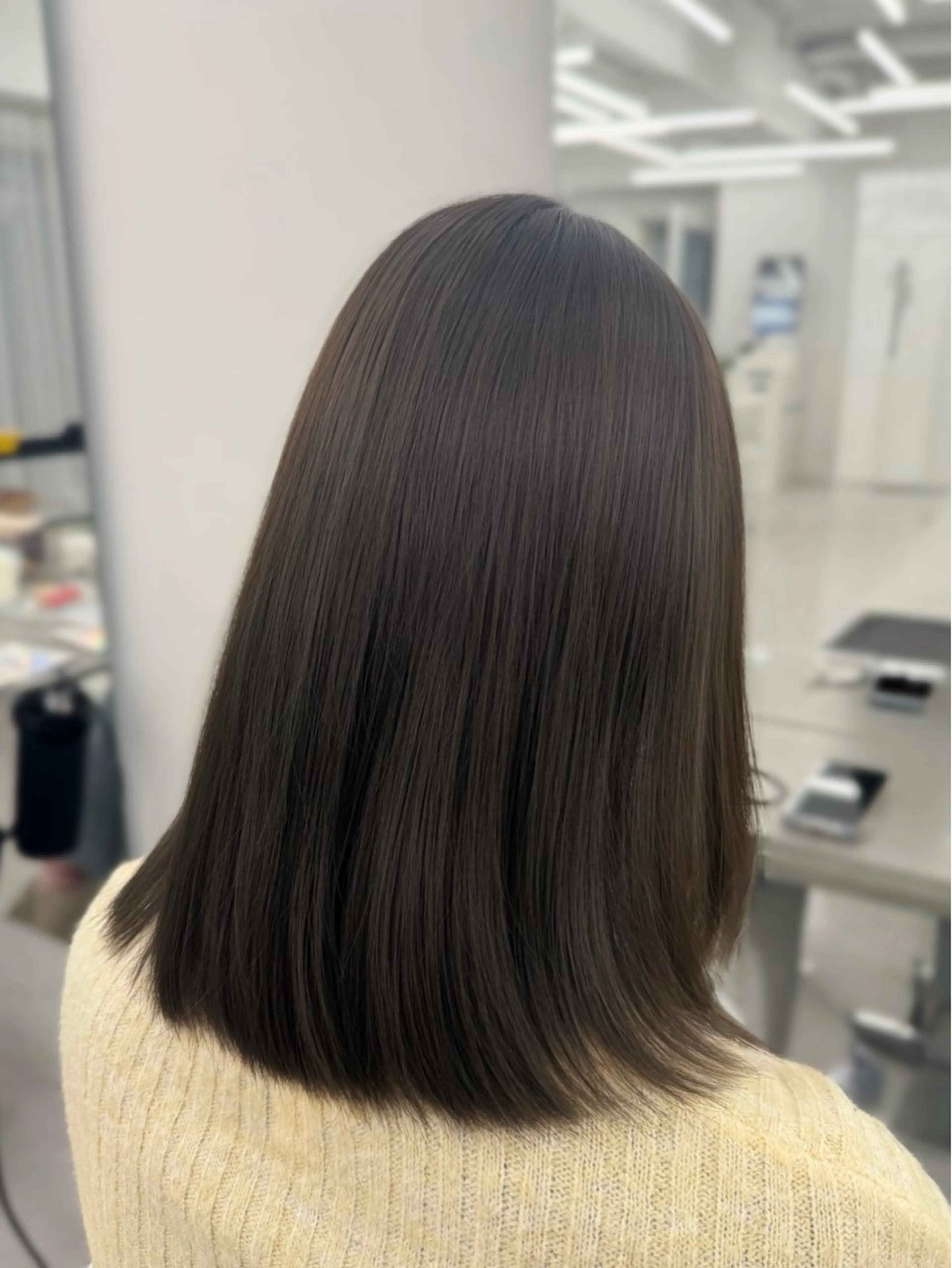 ミディアム なつき🎀韓国 styleのヘアスタイル