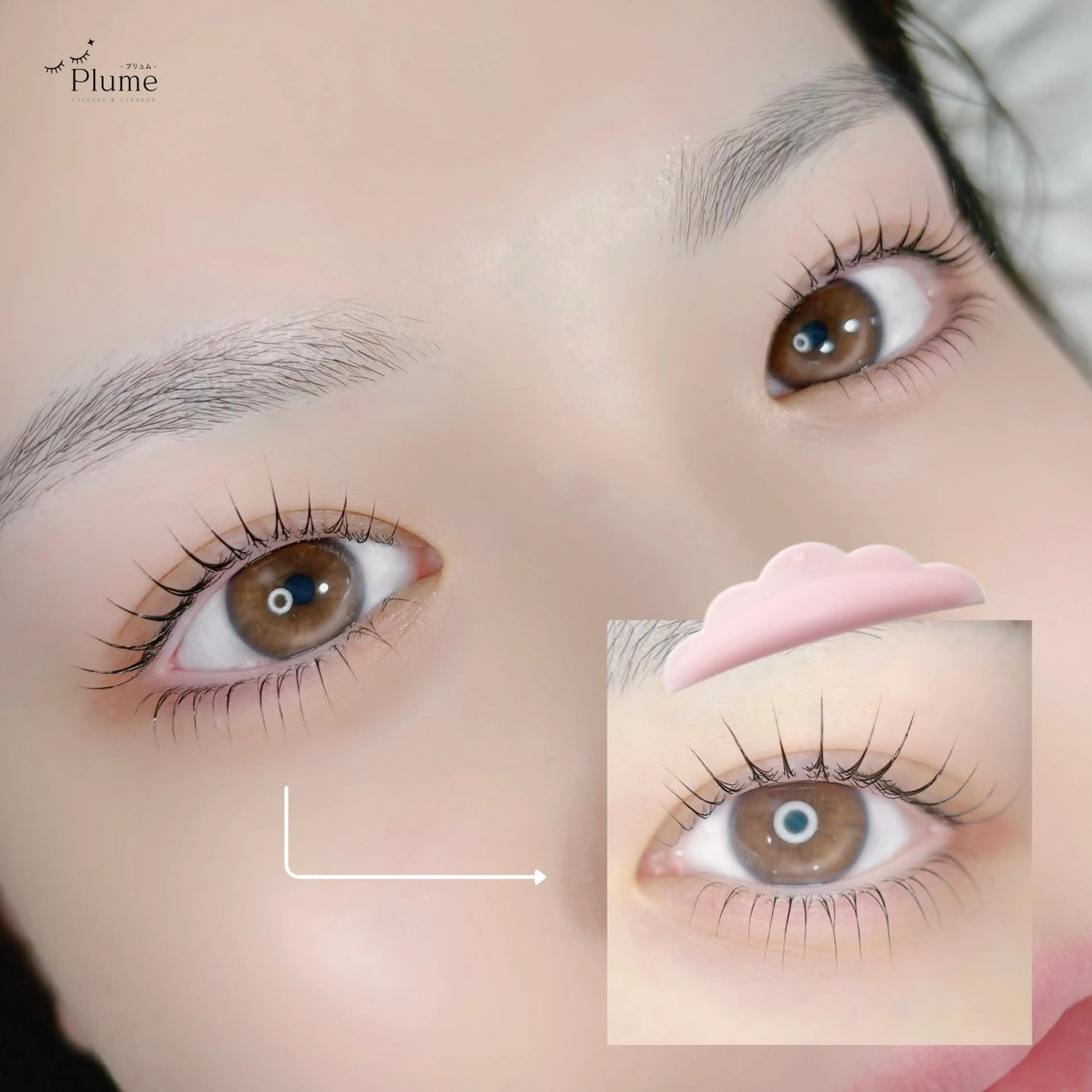 マツエク・マツパ 束感まつげ🐰アカリ /目元分析×似合わせのマツエク・マツパデザイン