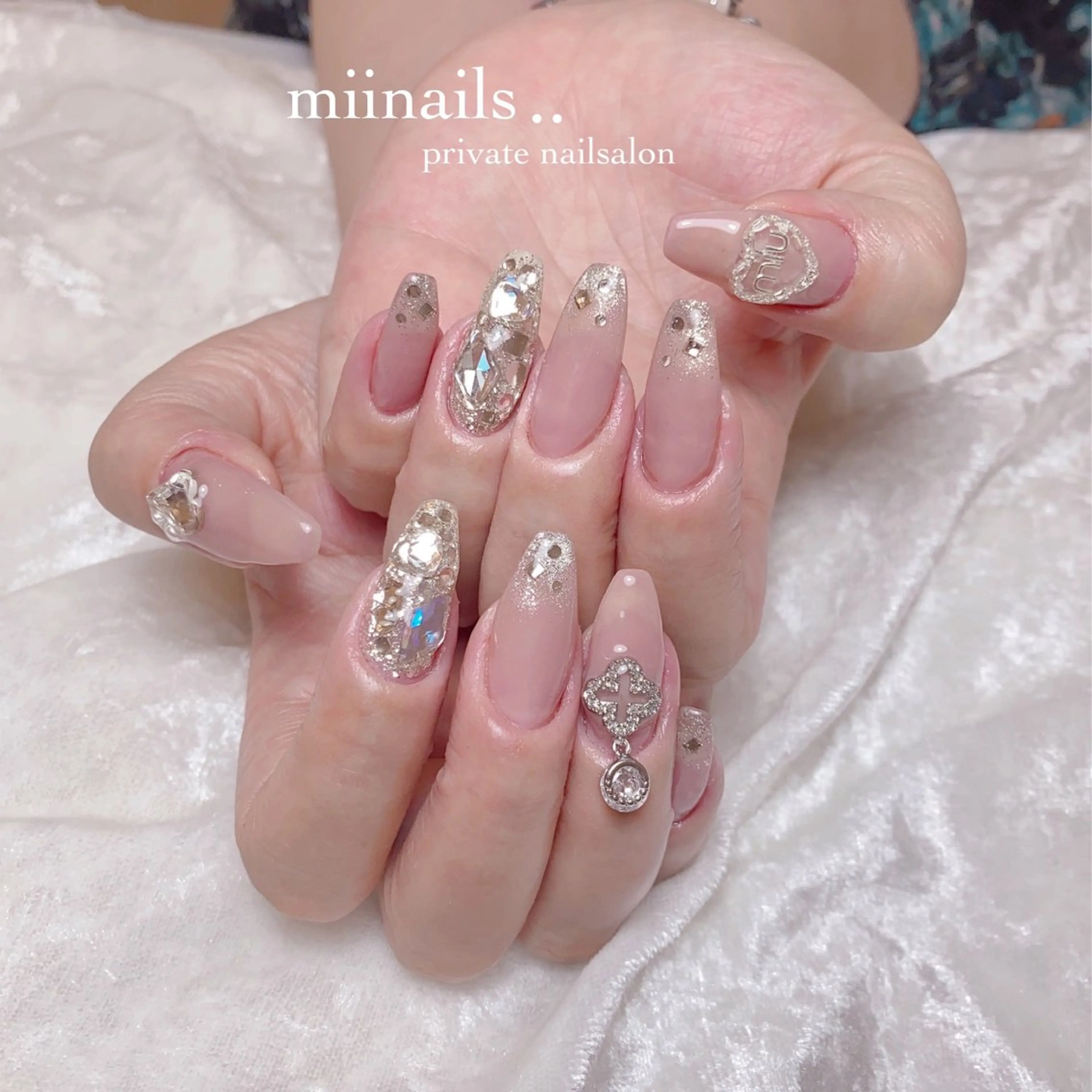 ネイル 韓国ネイル ワンホンネイル ハンドネイル nailsalon miinailsのネイルデザイン