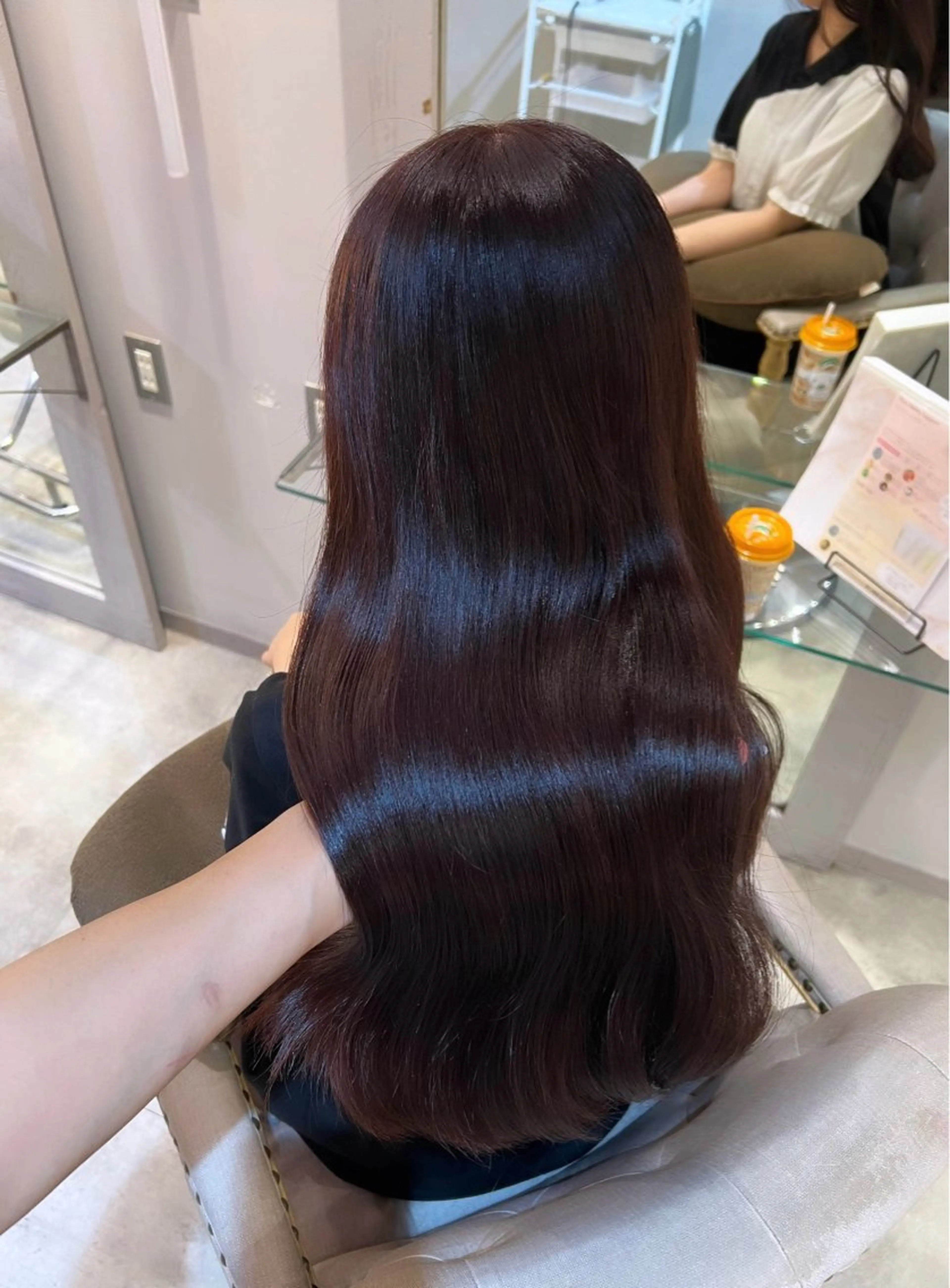 ロング ヘアカラー 🤍艶髪韓国ヘア🤍 Rikoのヘアスタイル